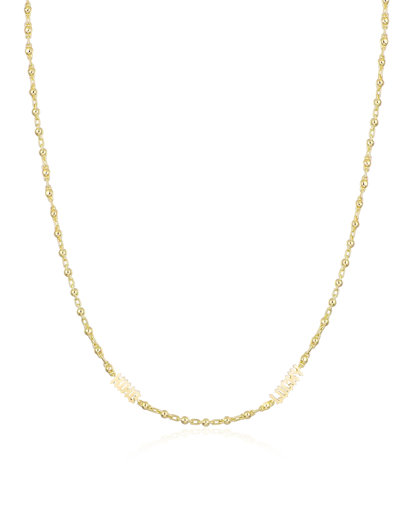 Custom Font/Name Round Ball Chain - 3mm