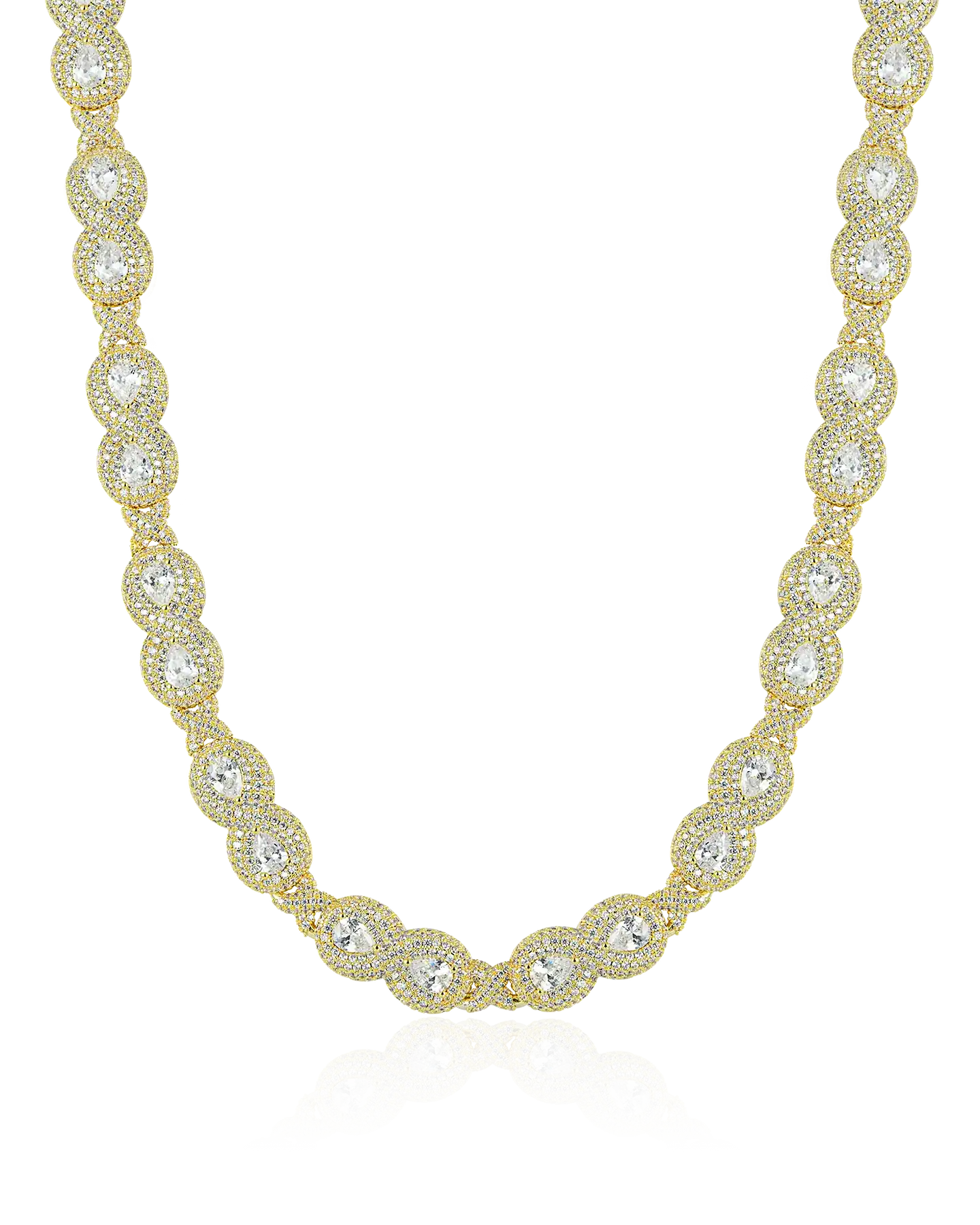 Infinity Teardrop Custom Chain - 12mm