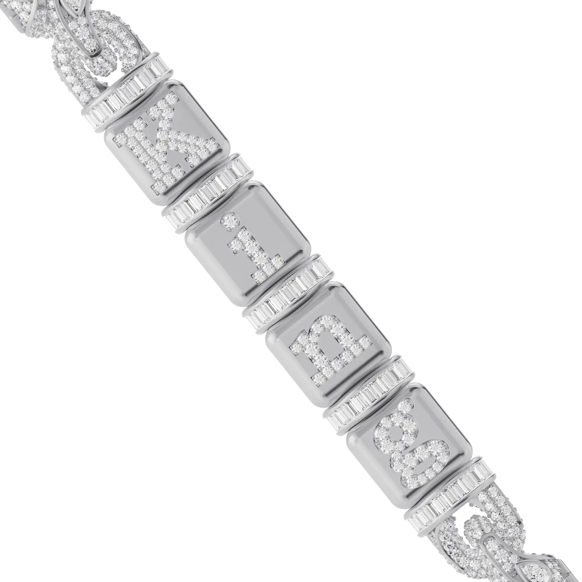 Custom Dice Twisted Rope chain