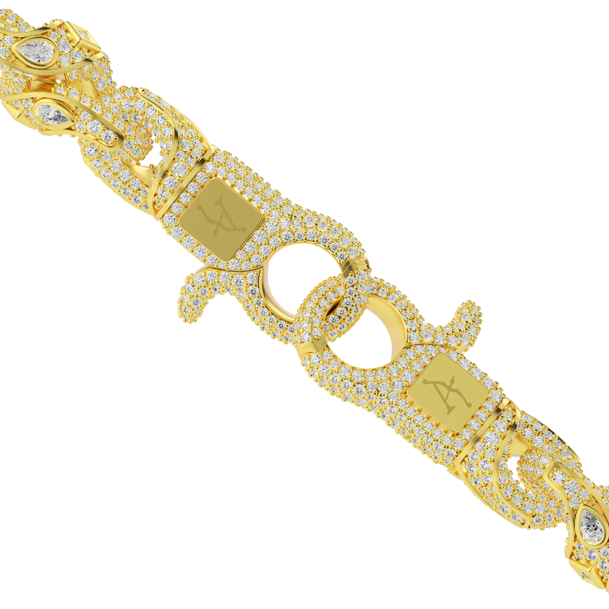 Custom Dice Twisted Rope chain