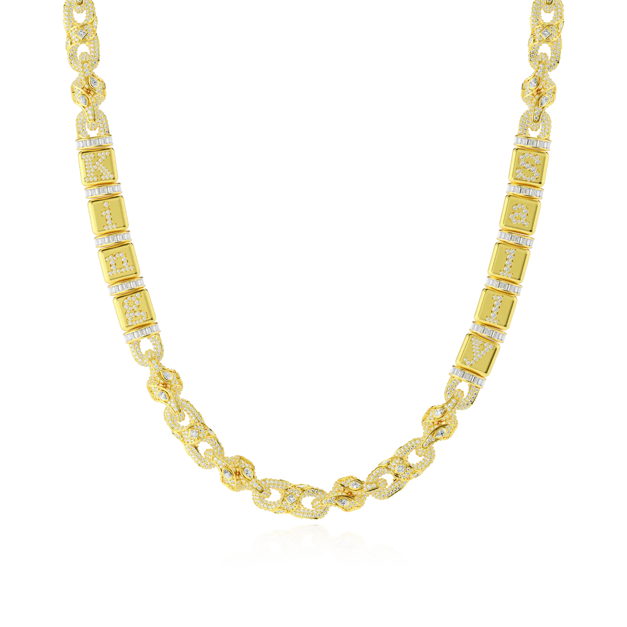 Custom Dice Twisted Rope chain