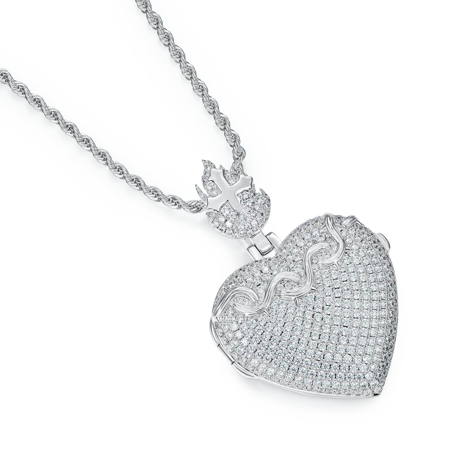 Custom Heart Locket Photo Pendant