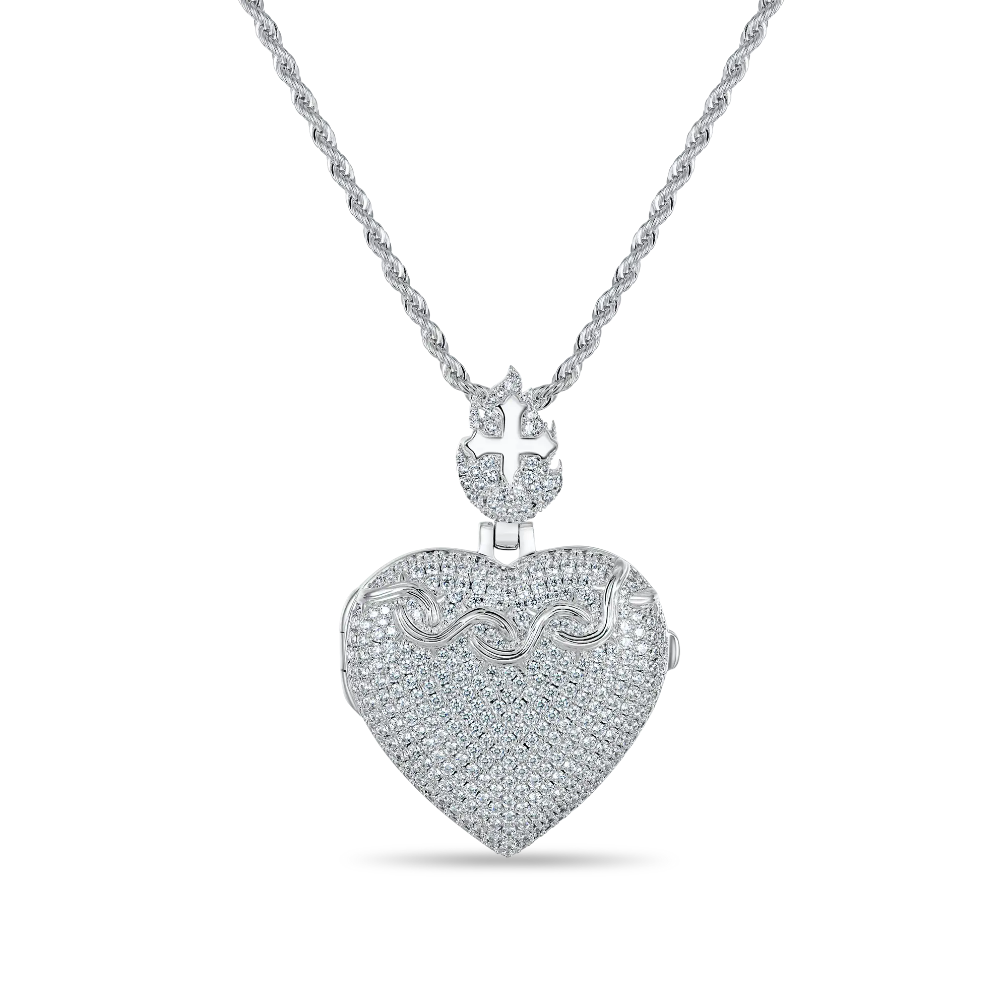 Custom Heart Locket Photo Pendant