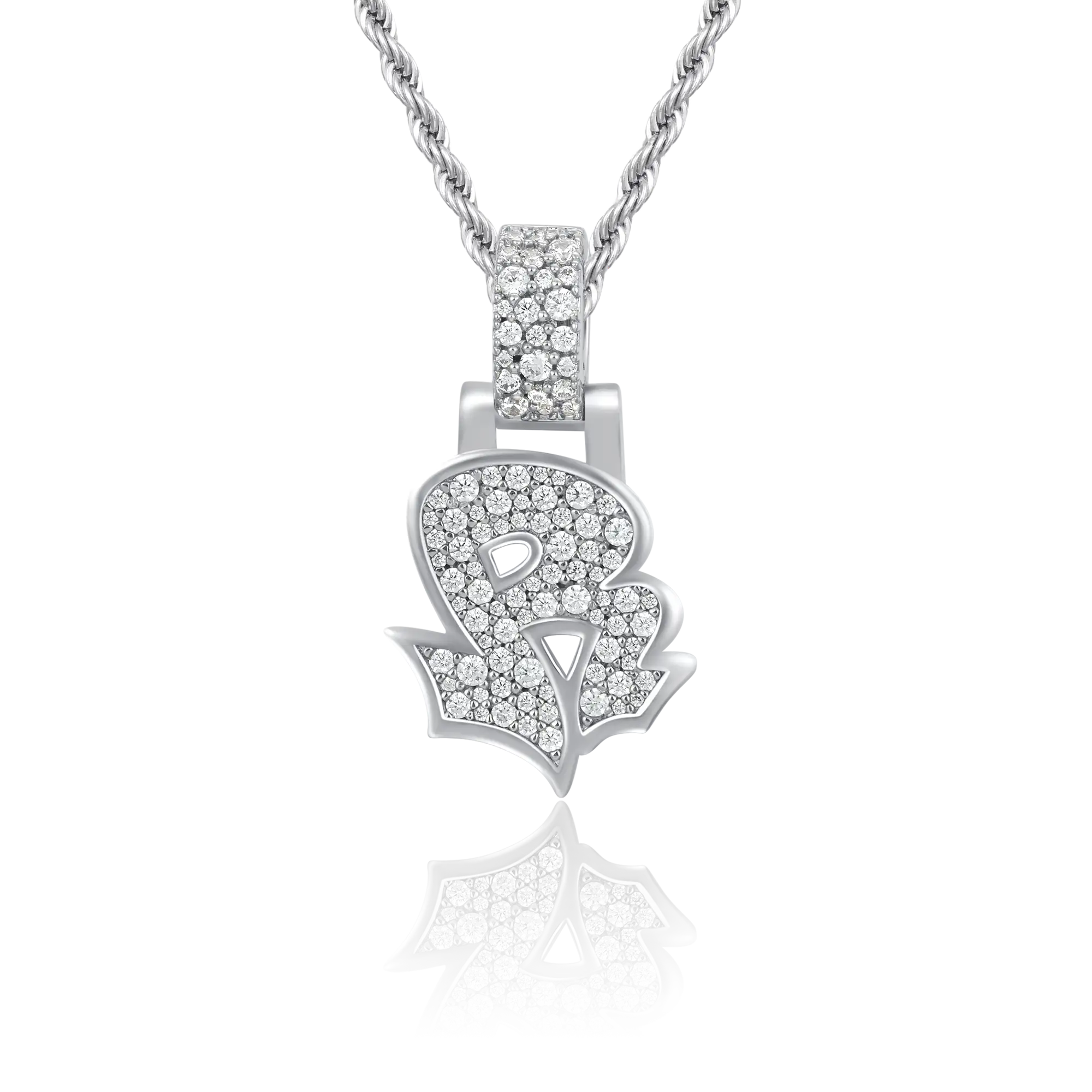 Custom Graffiti Font Letter Pendant - 20mm