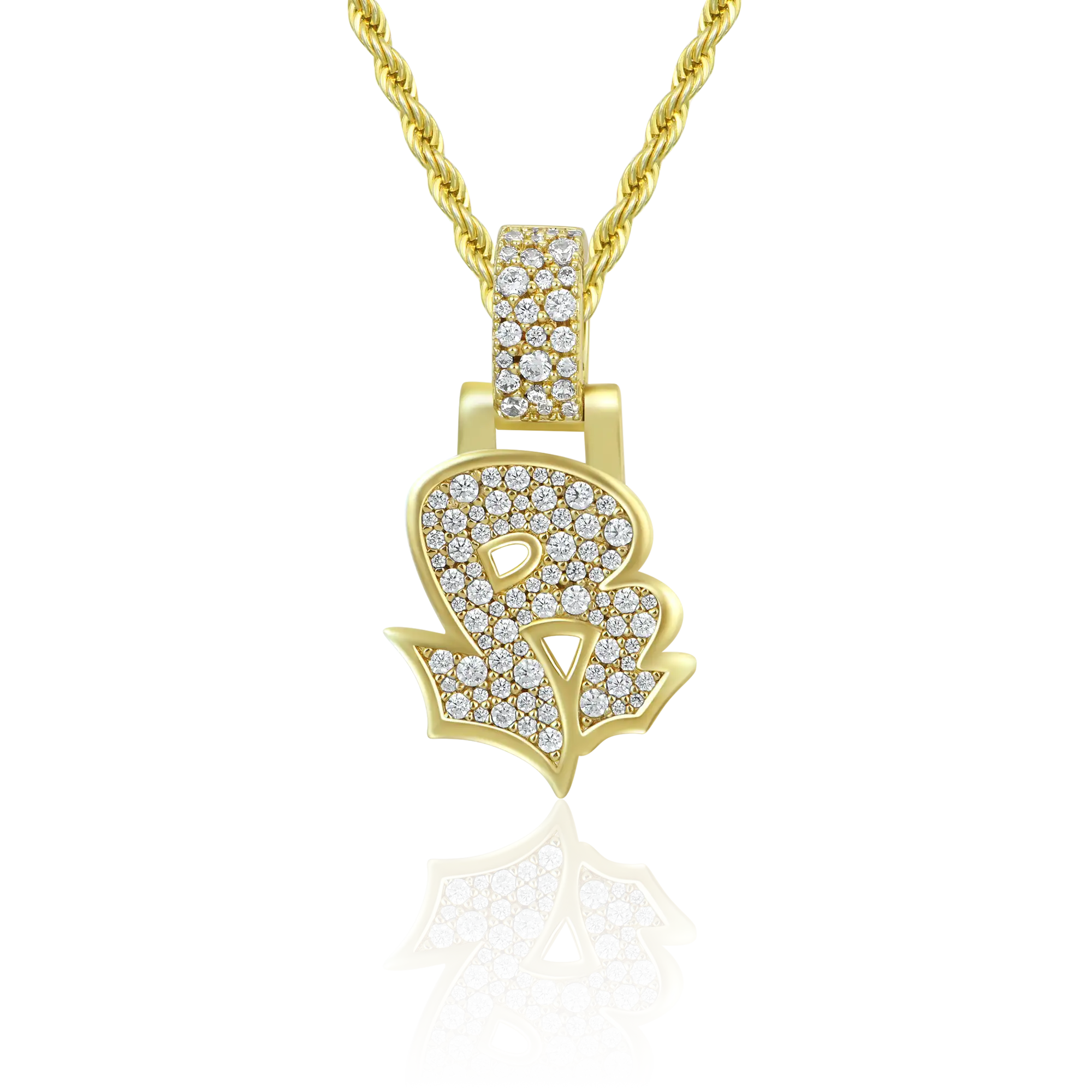 Custom Graffiti Font Letter Pendant - 20mm