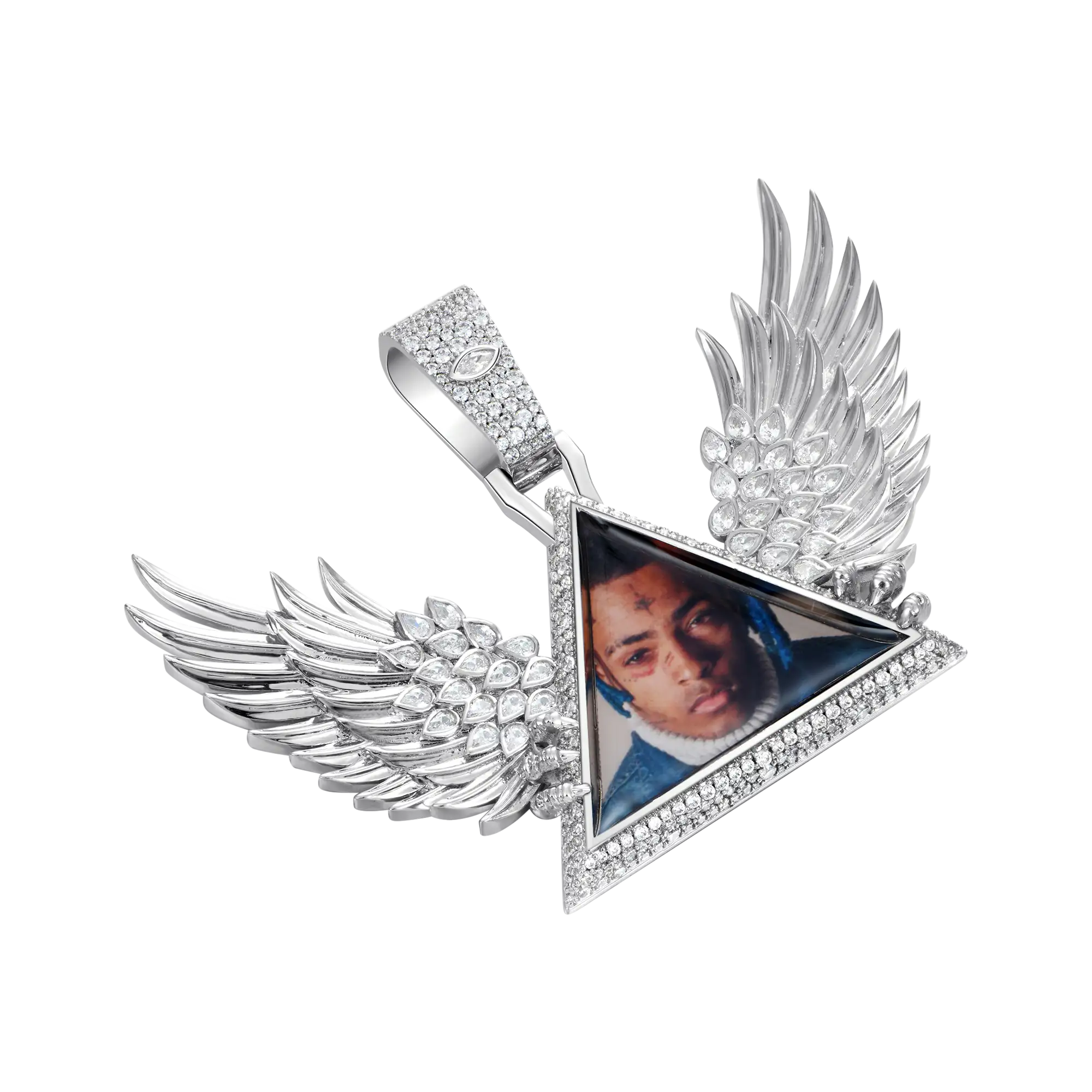 Custom Wings Photo Frame Pendant