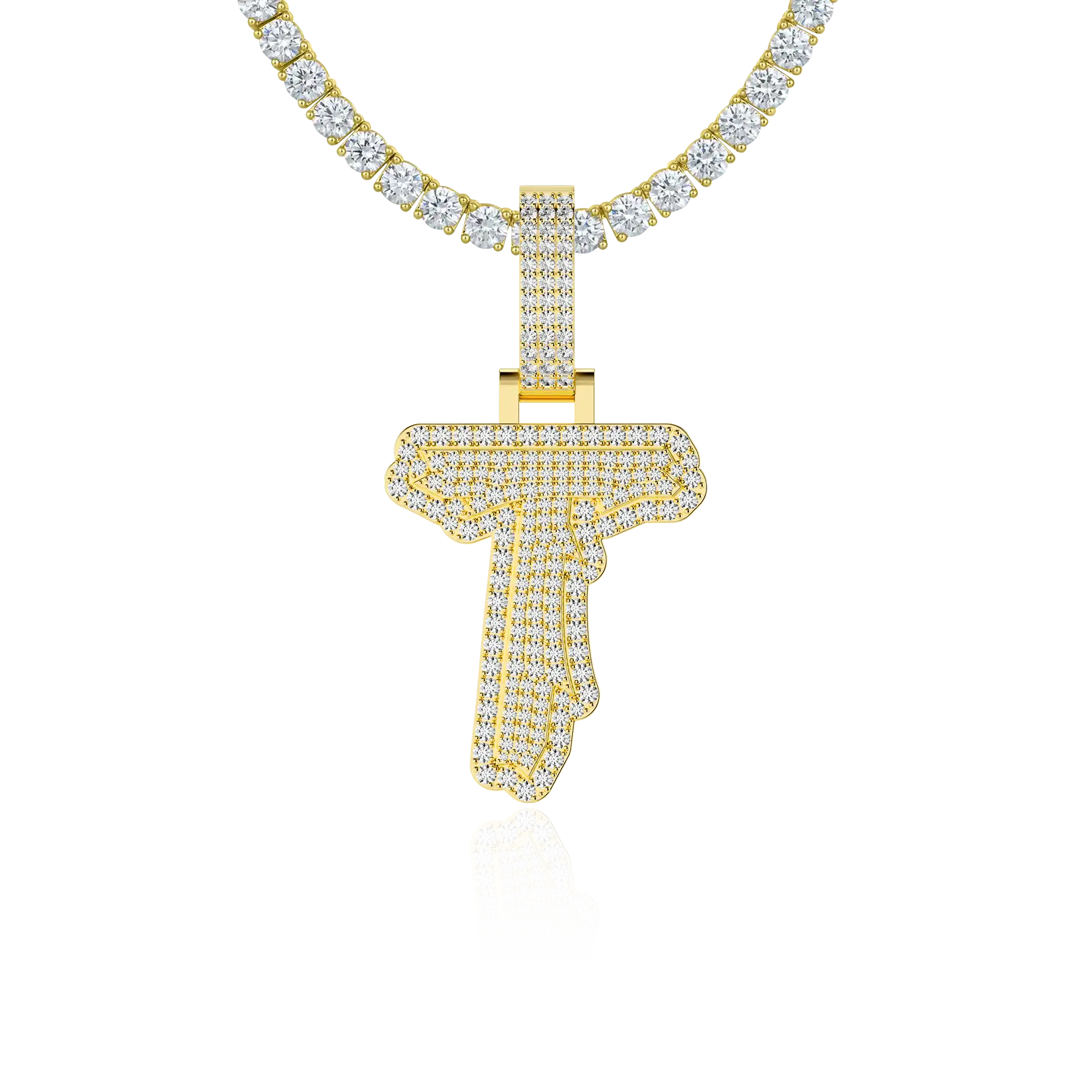 Custom Thorns Font Pendant