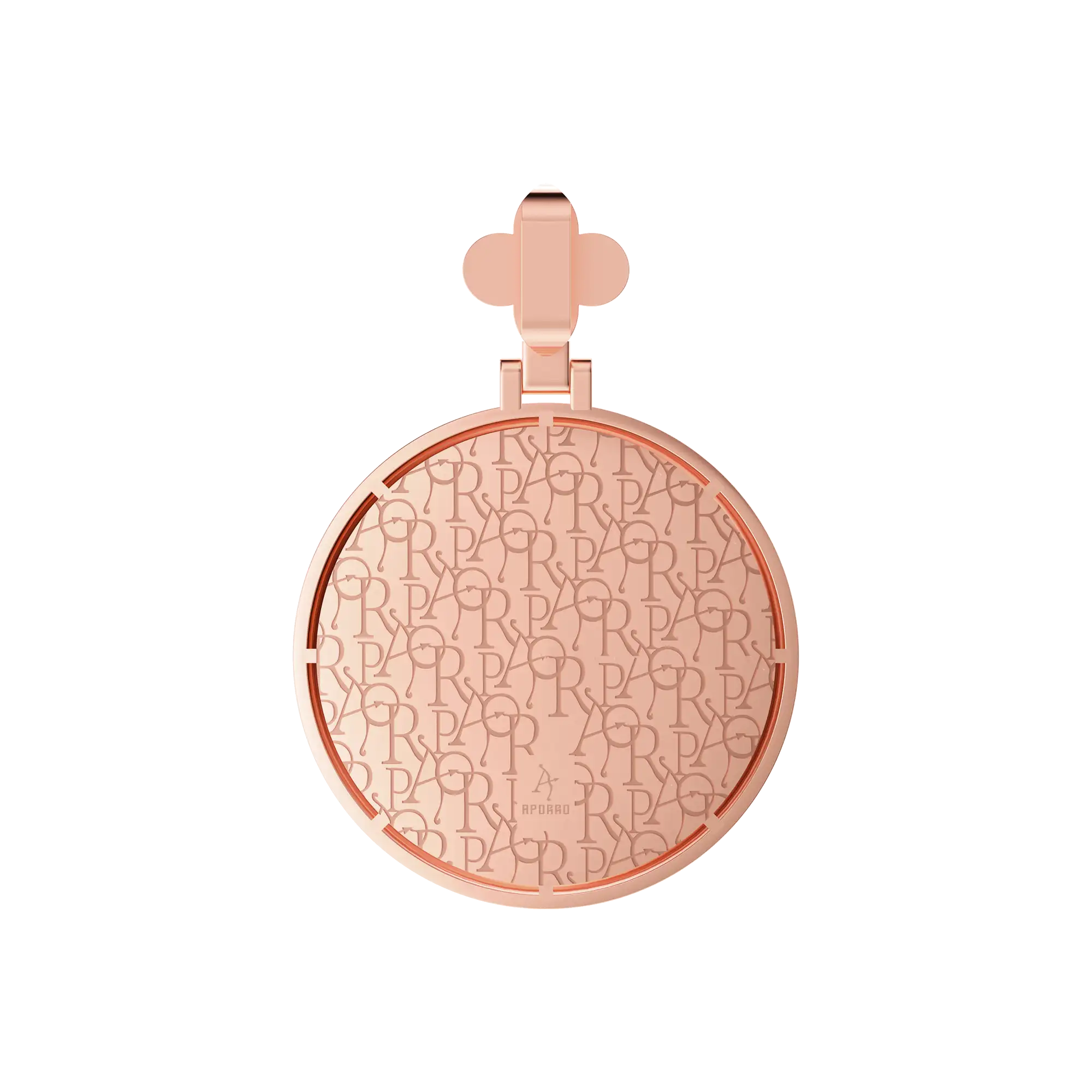 Custom Full Iced Round Bezel Set Pendant