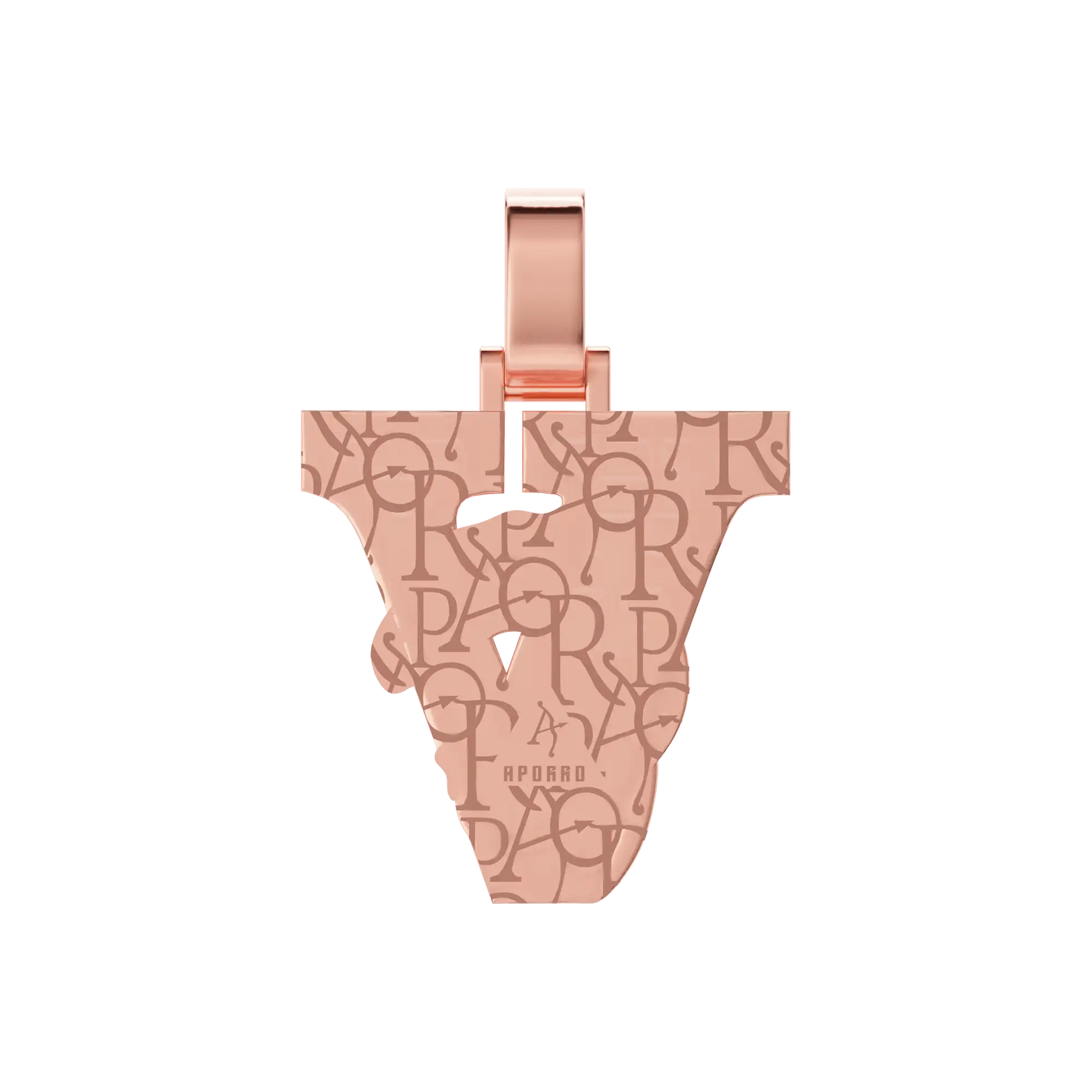 Custom Wave Font Pendant