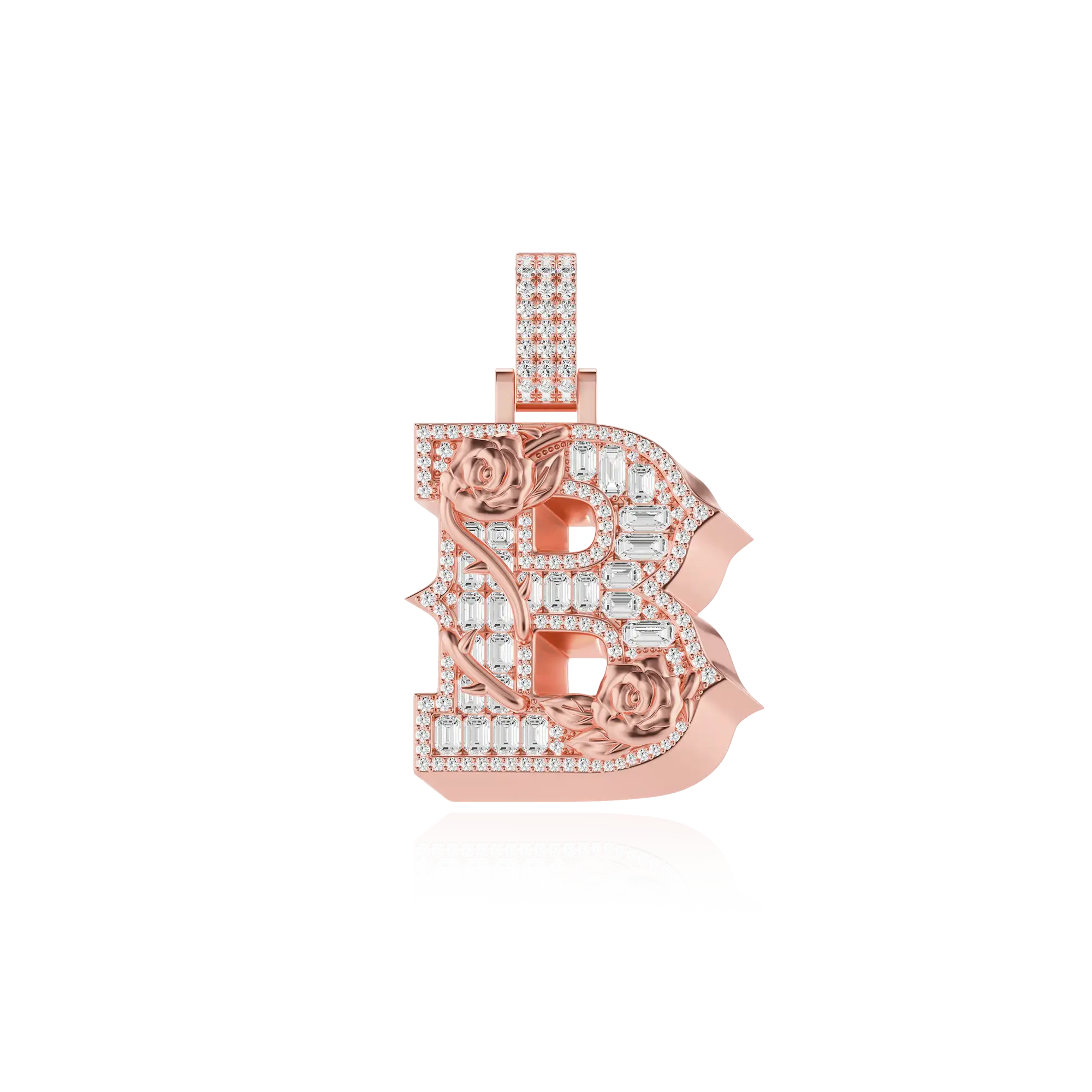Custom Rose Font Pendant-30mm