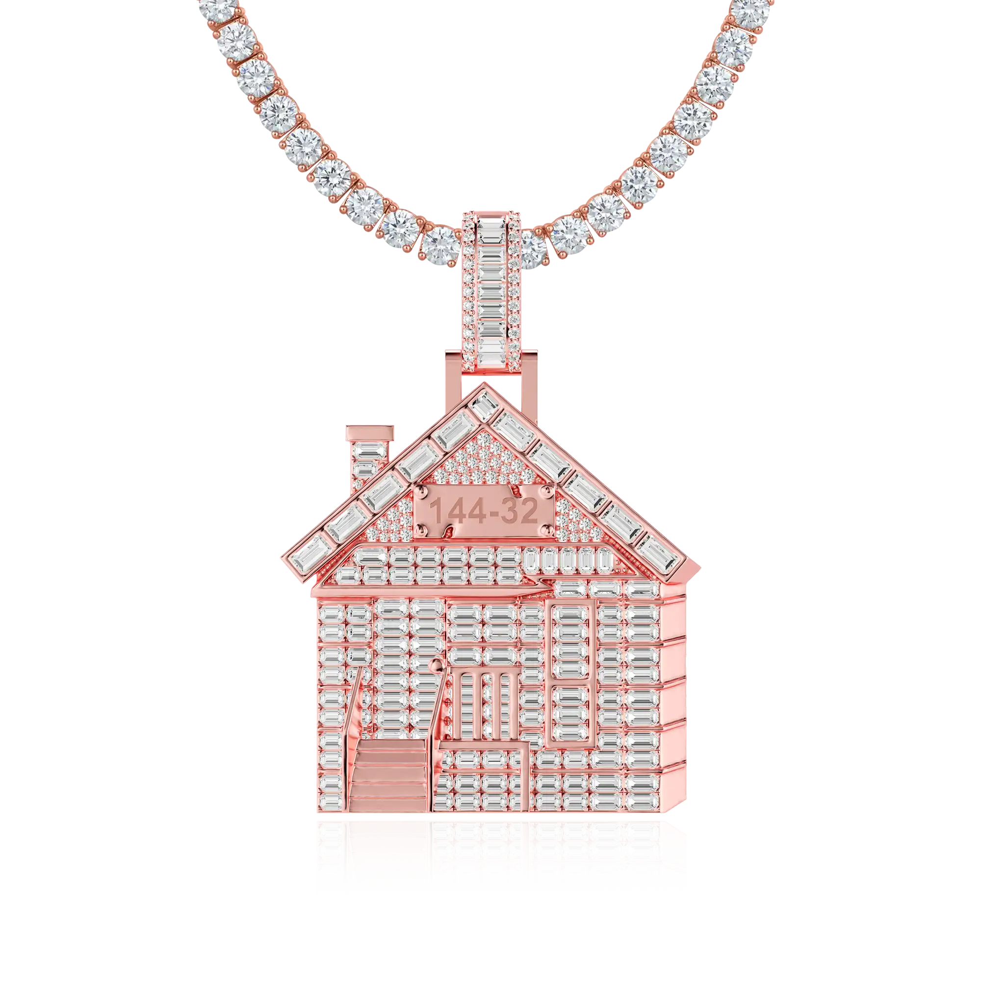 Custom House Photo Pendant