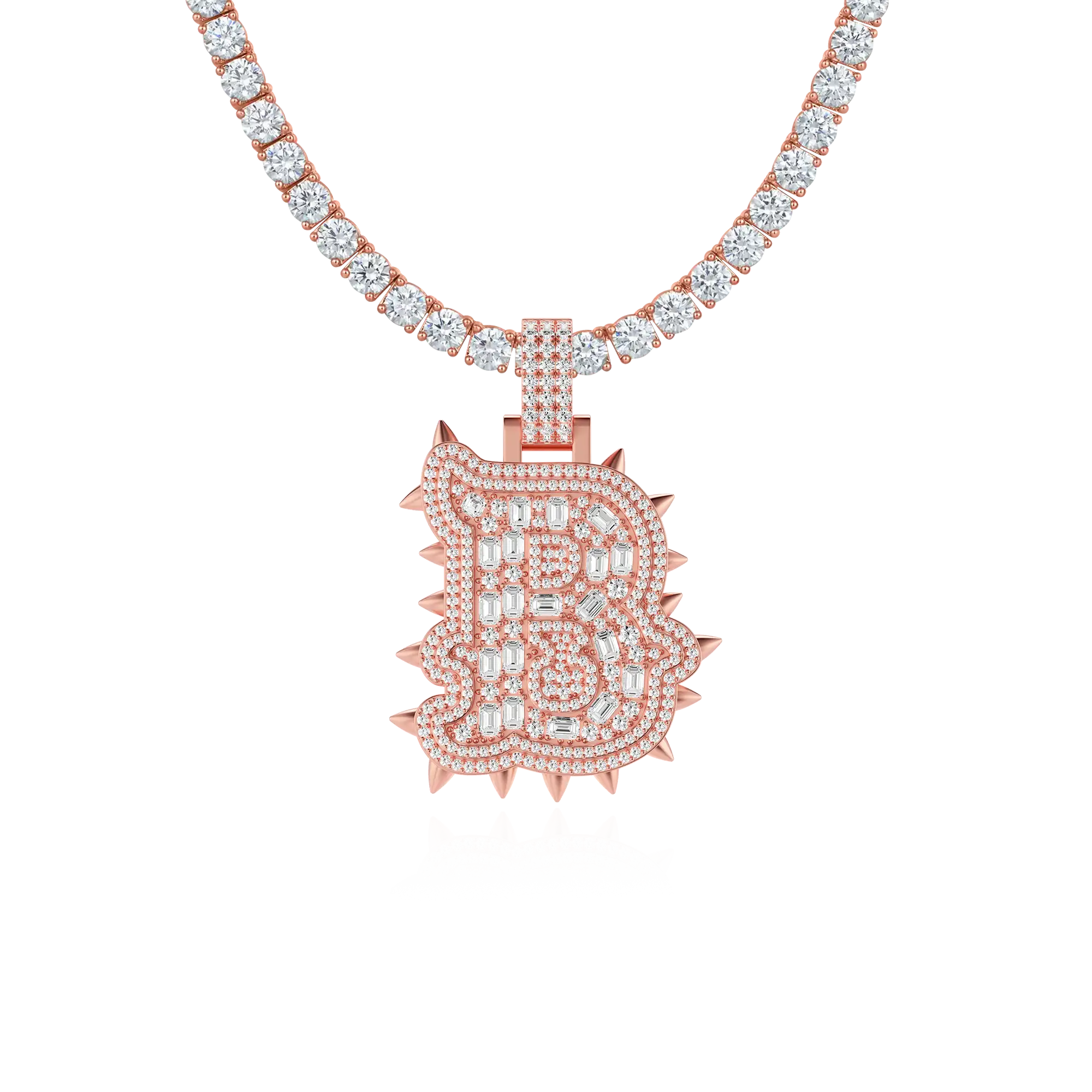 Custom Willow Nail Font Pendant