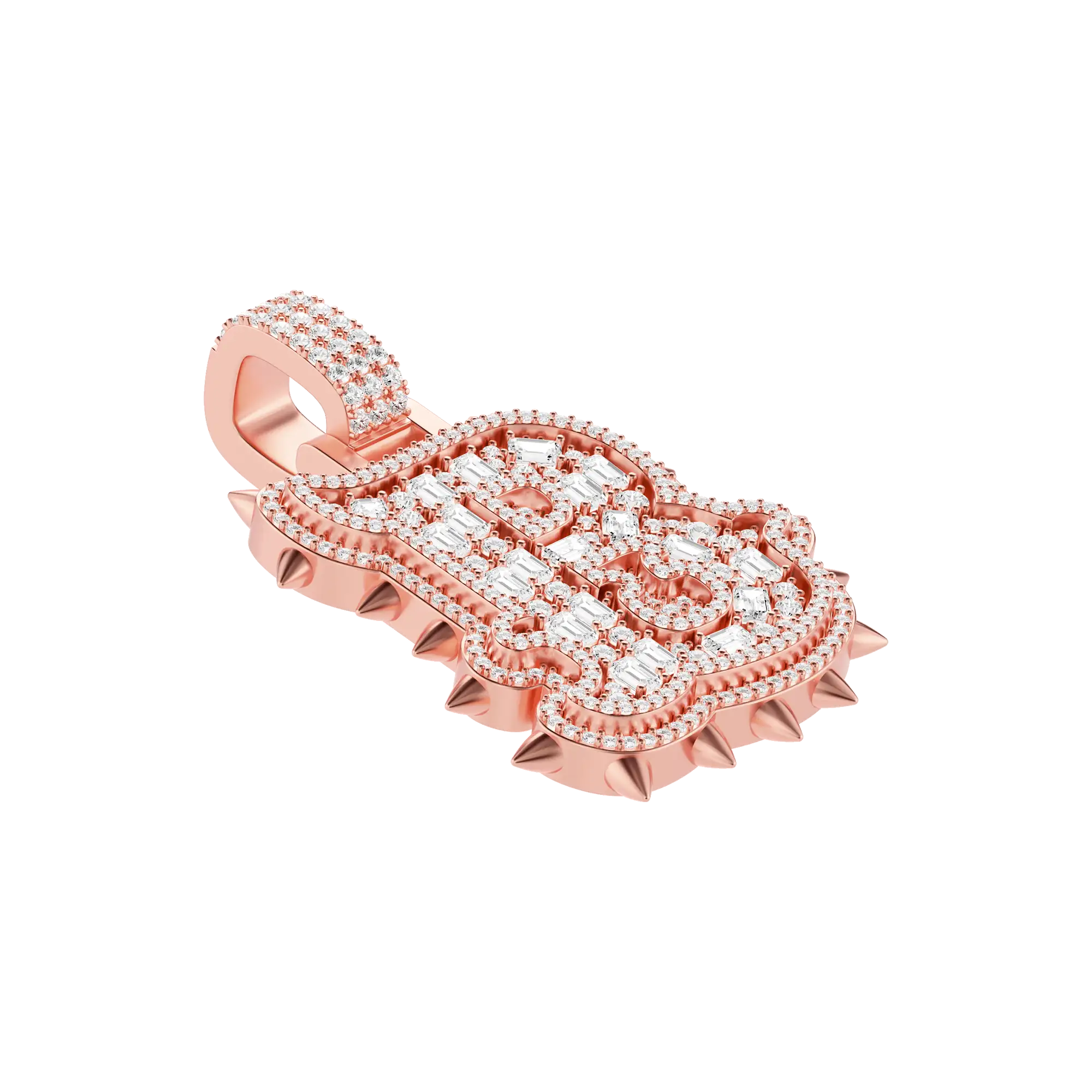 Custom Willow Nail Font Pendant