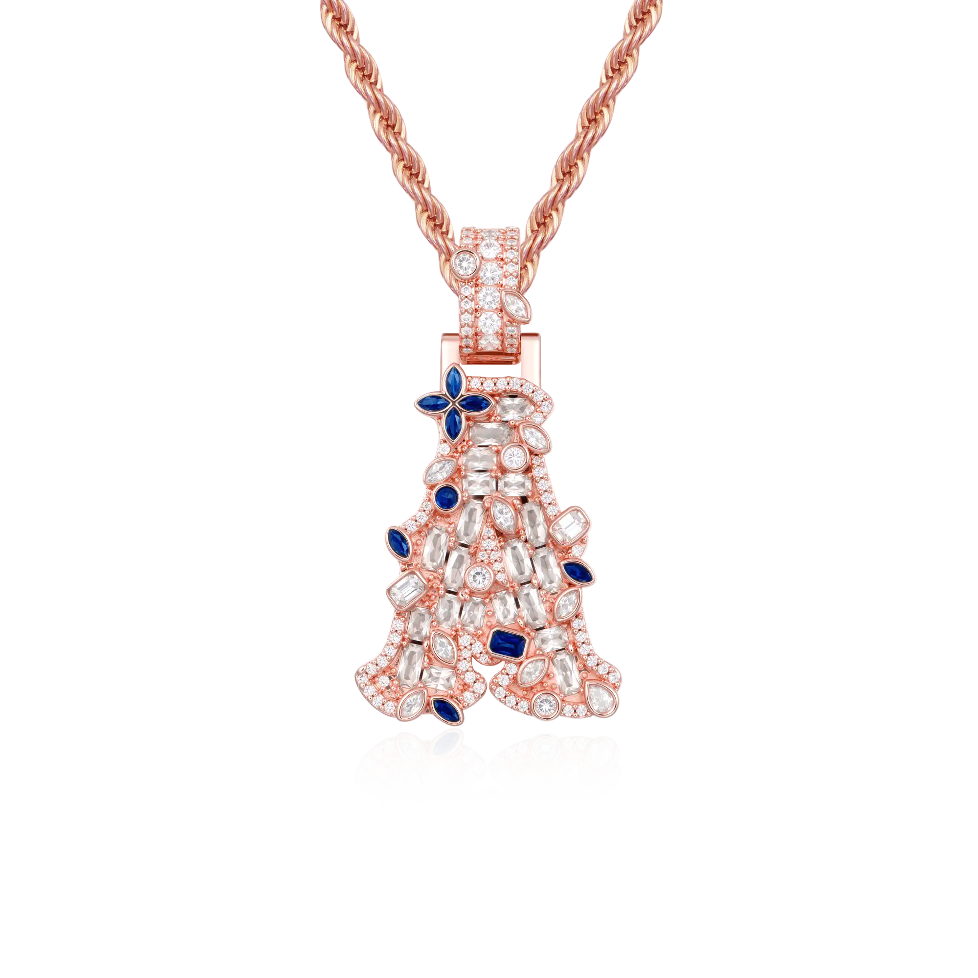 Custom Colored Bosox Font Pendant