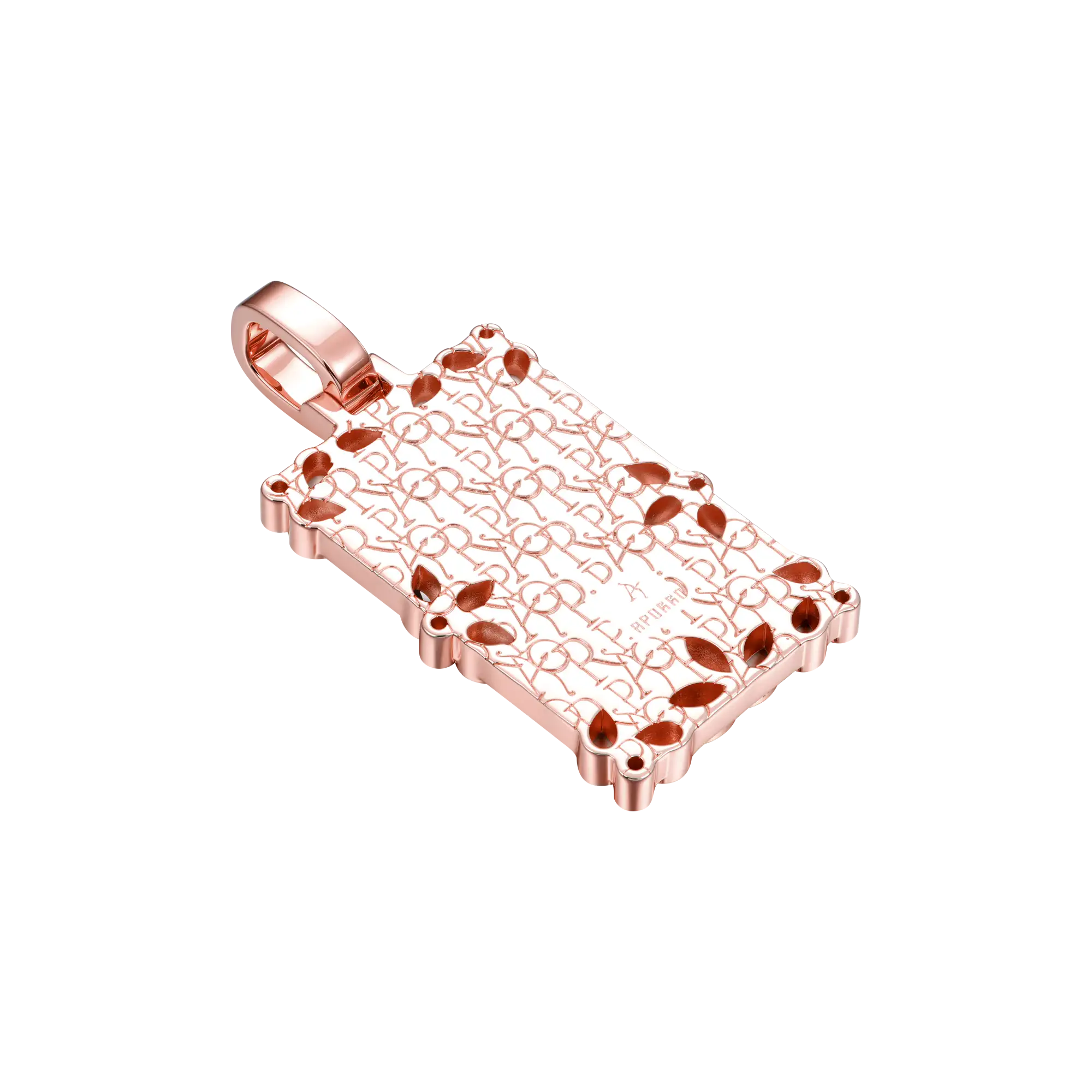 Custom Special Cut and Spliced Picture Frame Pendant