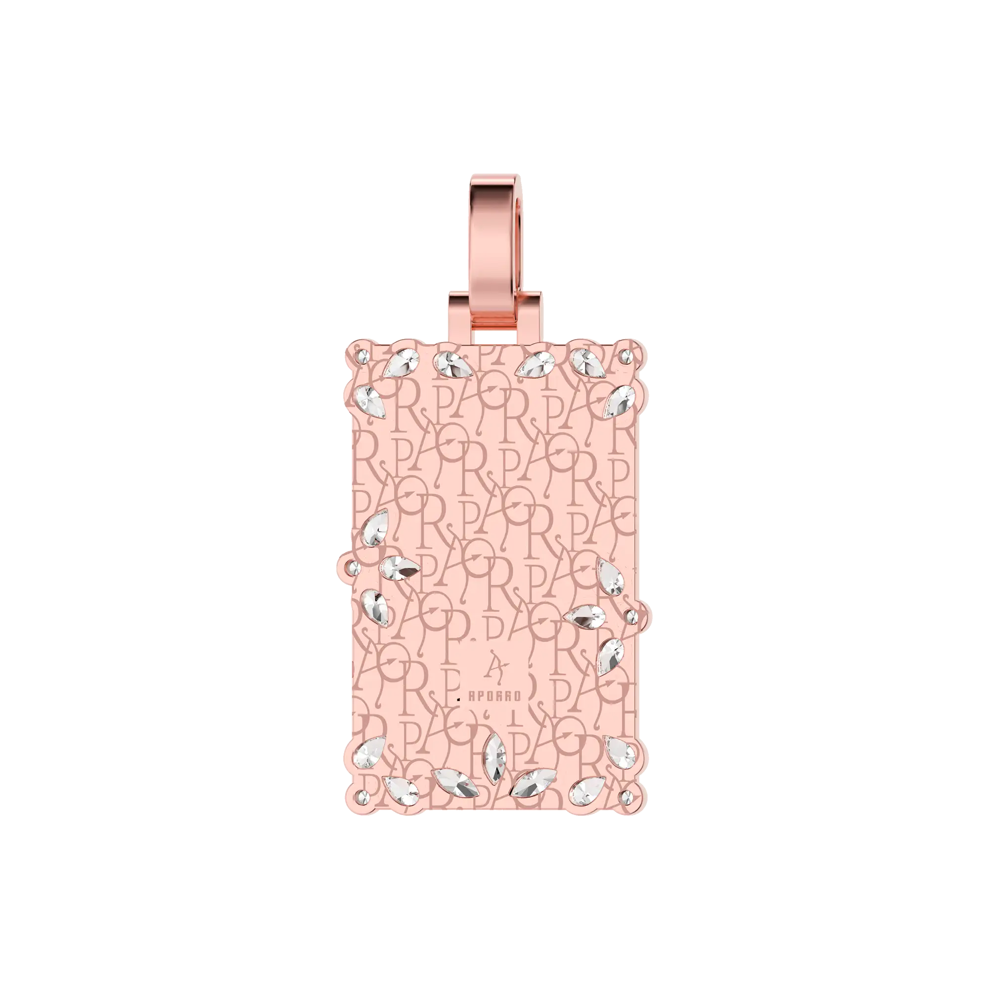 Custom Special Cut and Spliced Picture Frame Pendant
