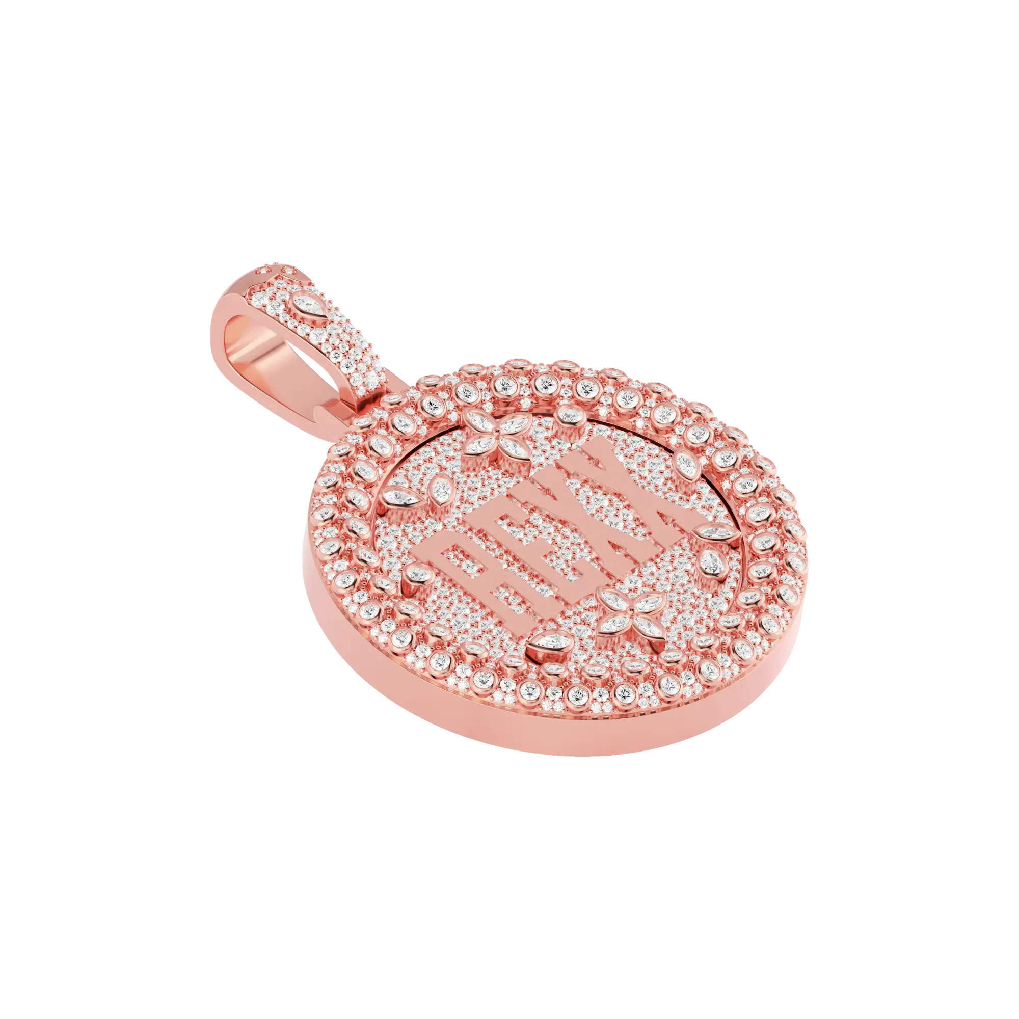 Custom Rotating Disc Pendant-38mm