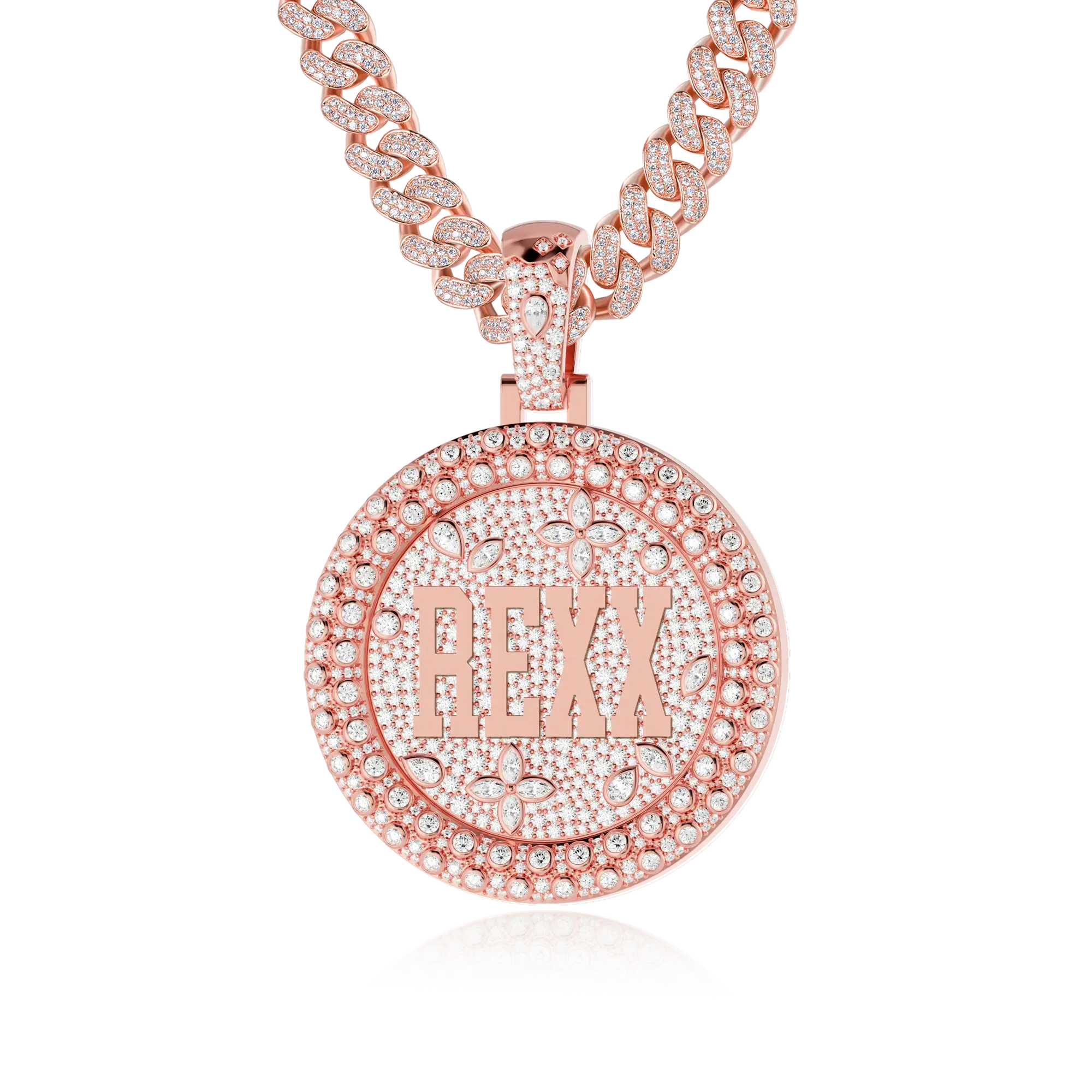 Custom Rotating Disc Pendant - 51mm