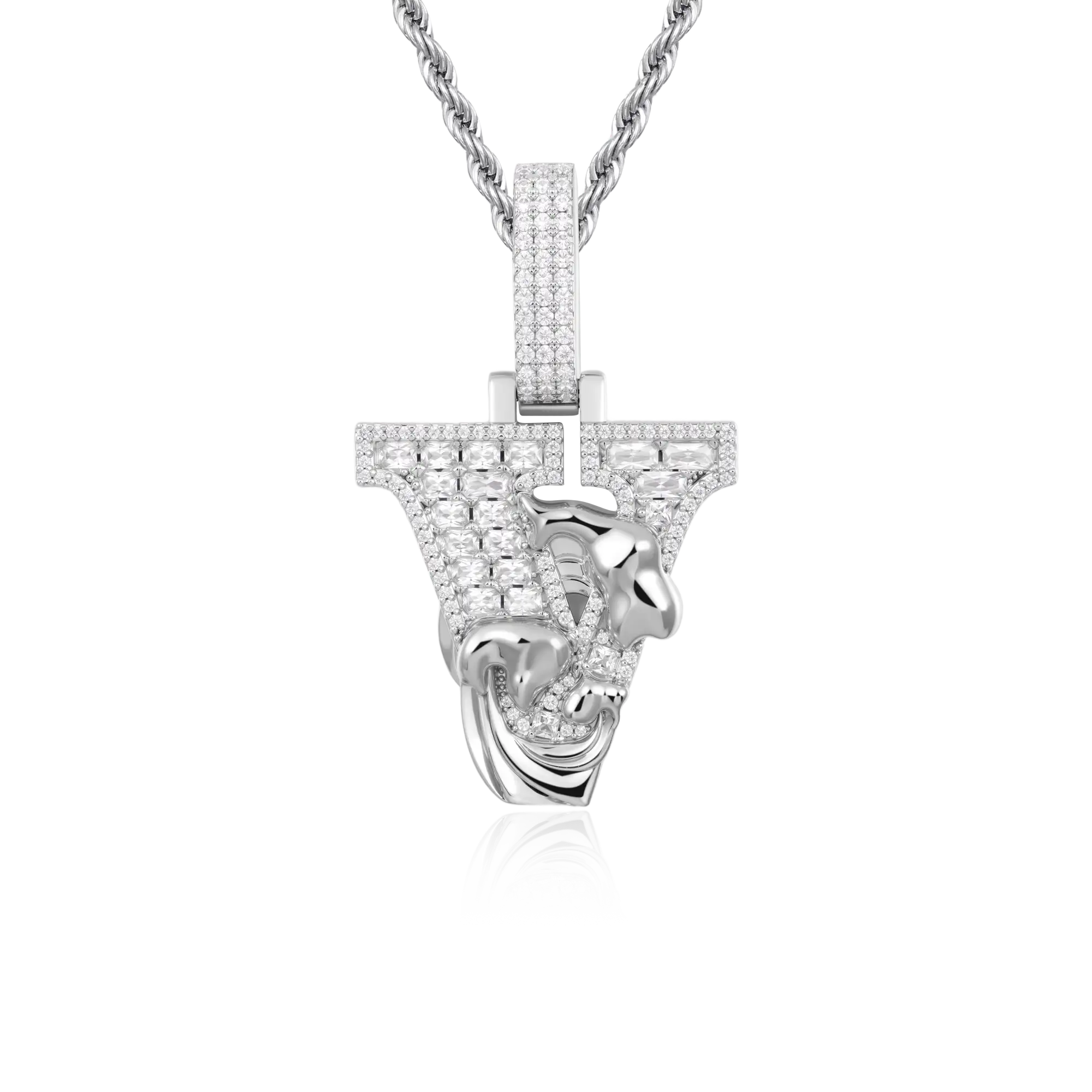 Custom Wave Font Pendant