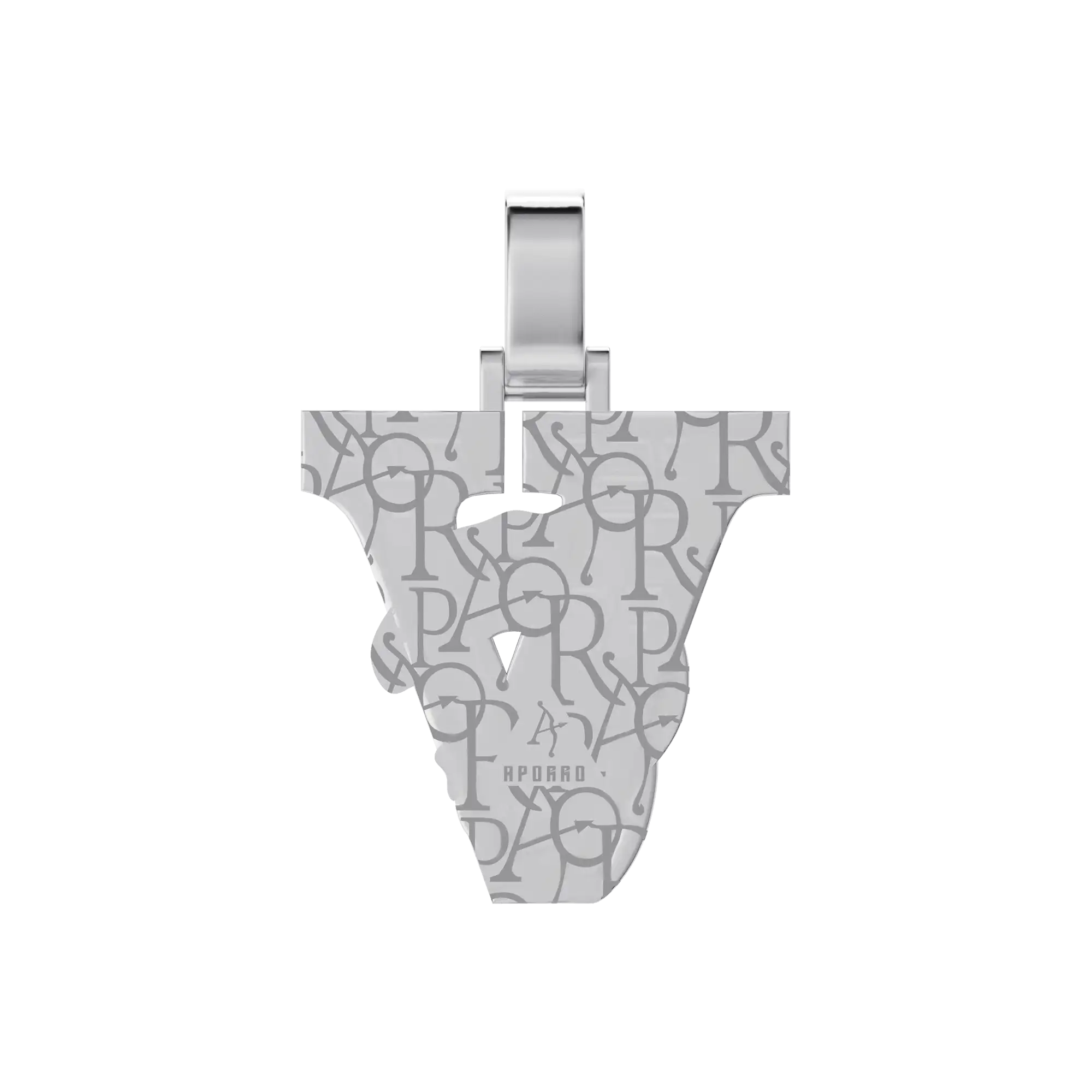 Custom Wave Font Pendant