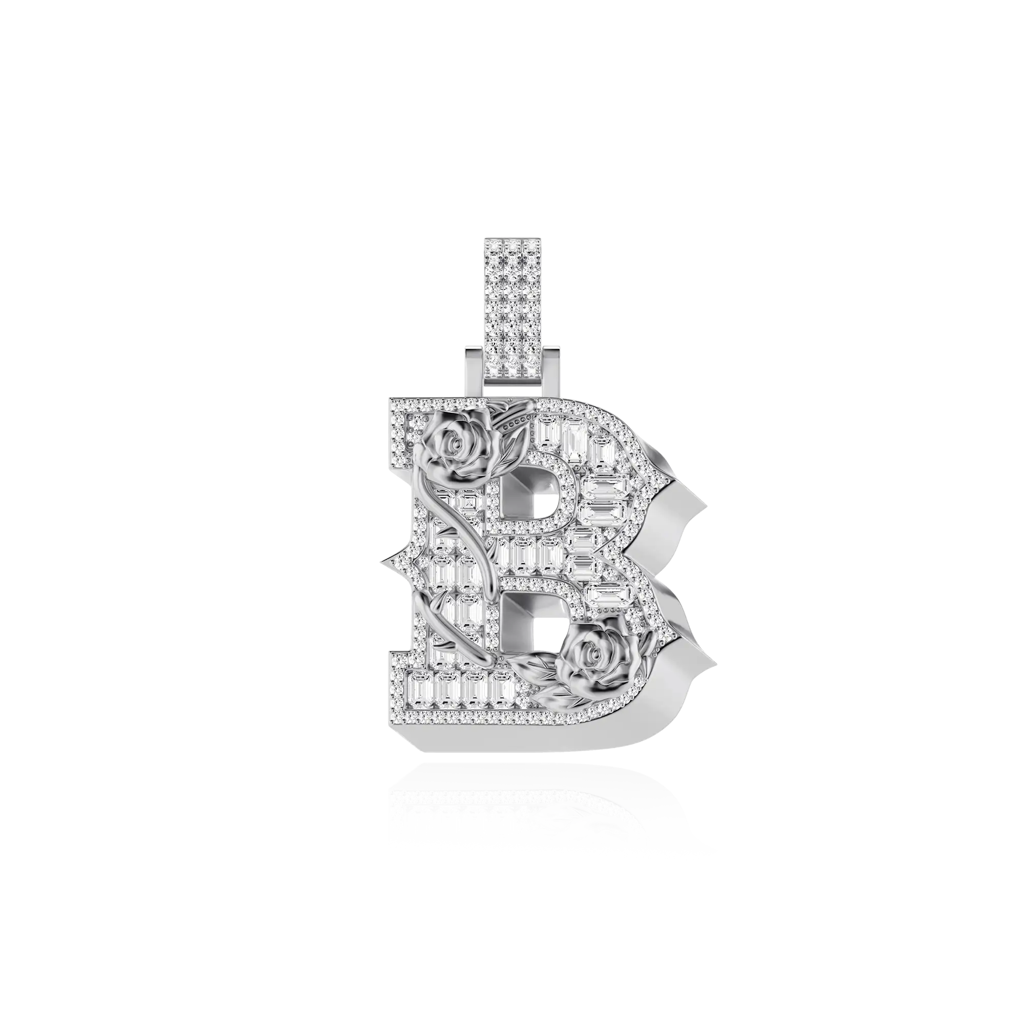 Custom Rose Font Pendant-30mm