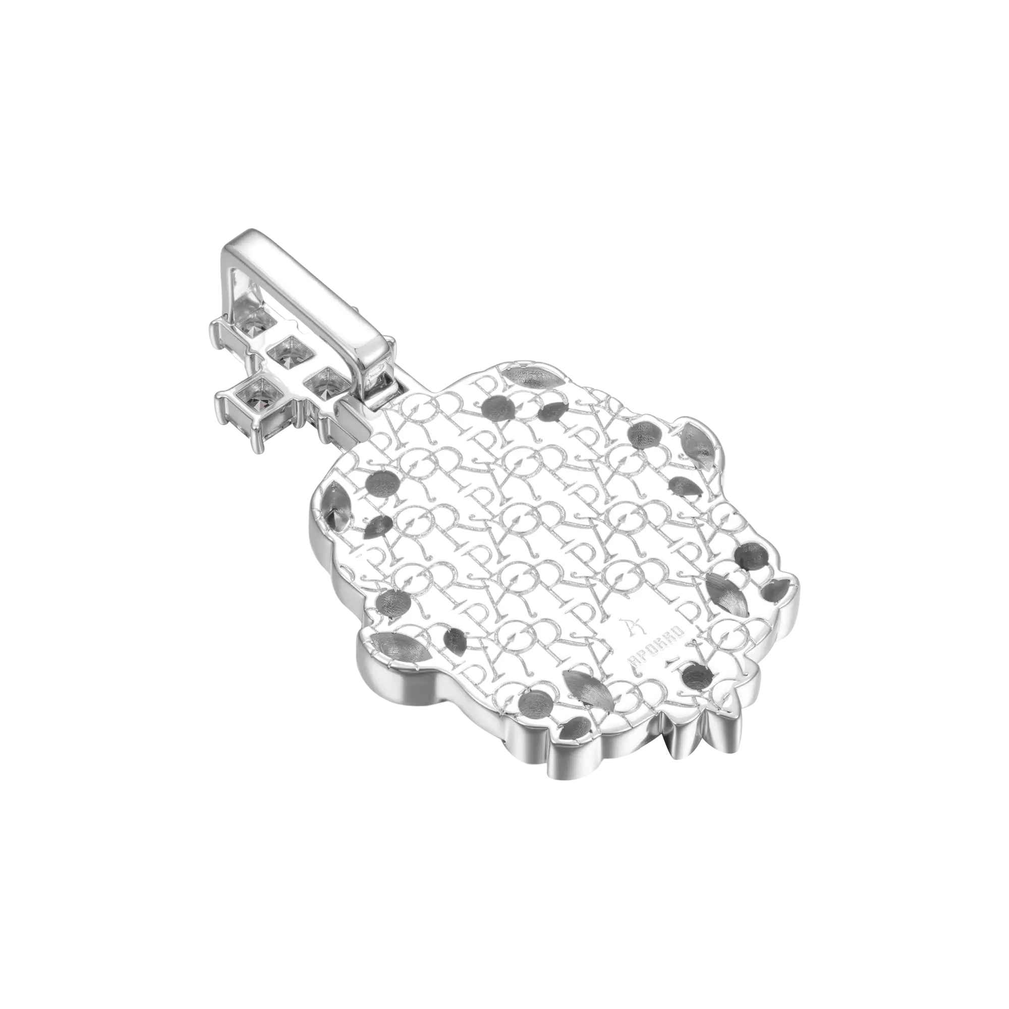 Custom Vine-wrapped Picture Frame Pendant