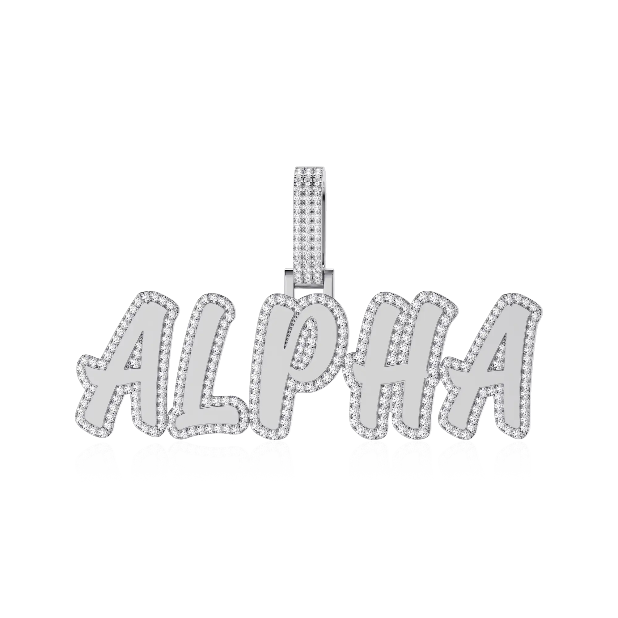 Custom Double Layer Romantic Font Letter/Font Pendant