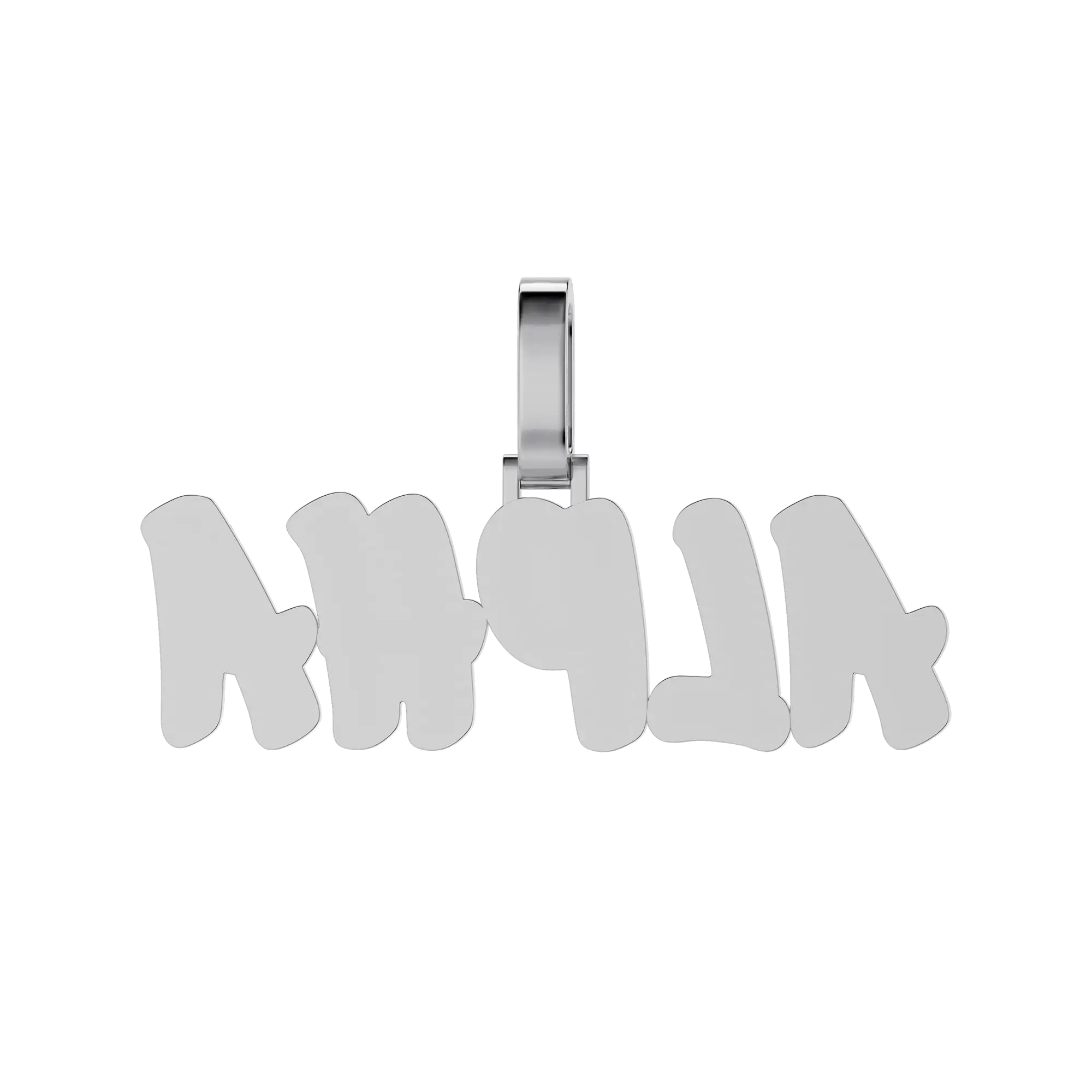 Custom Double Layer Romantic Font Letter/Font Pendant