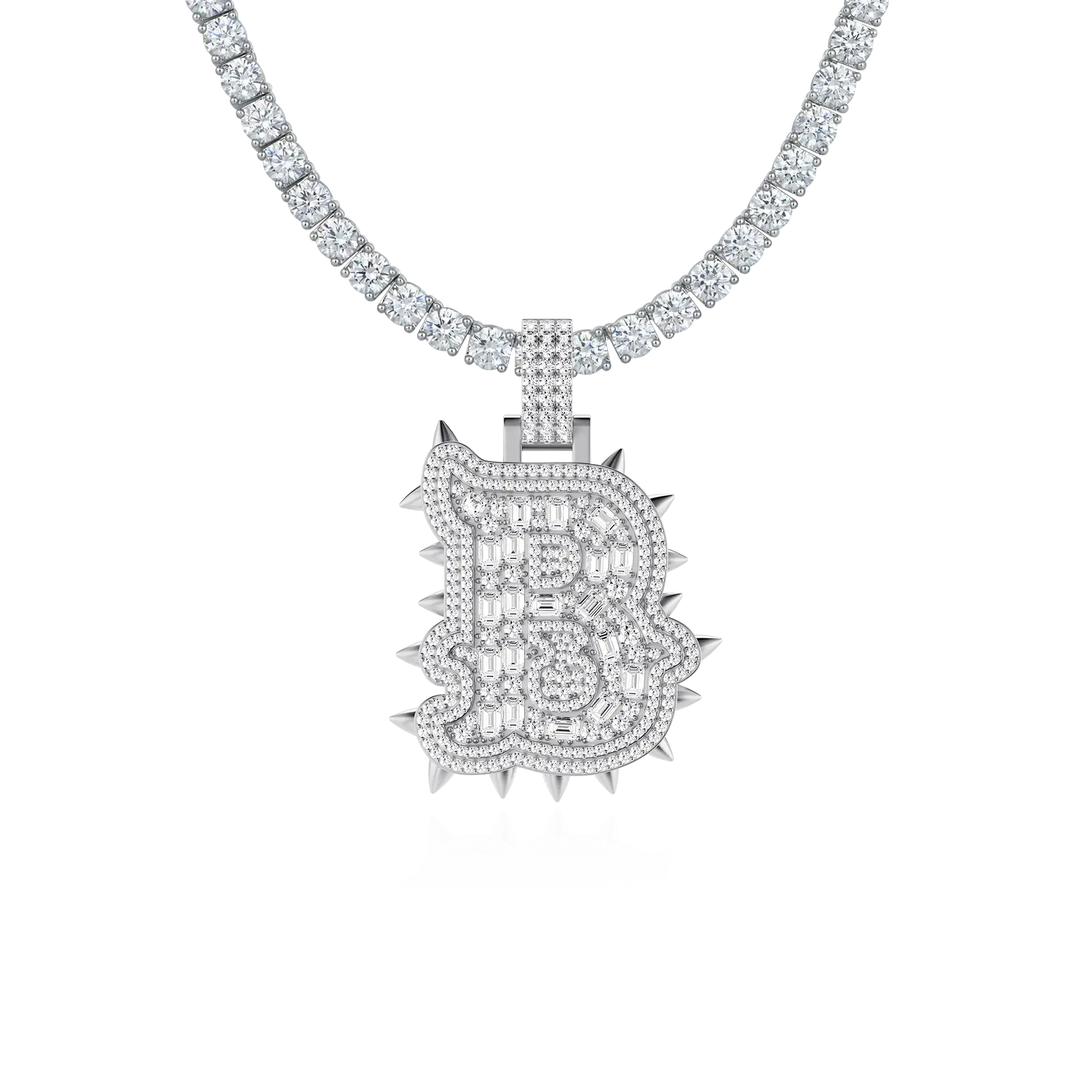 Custom Willow Nail Font Pendant