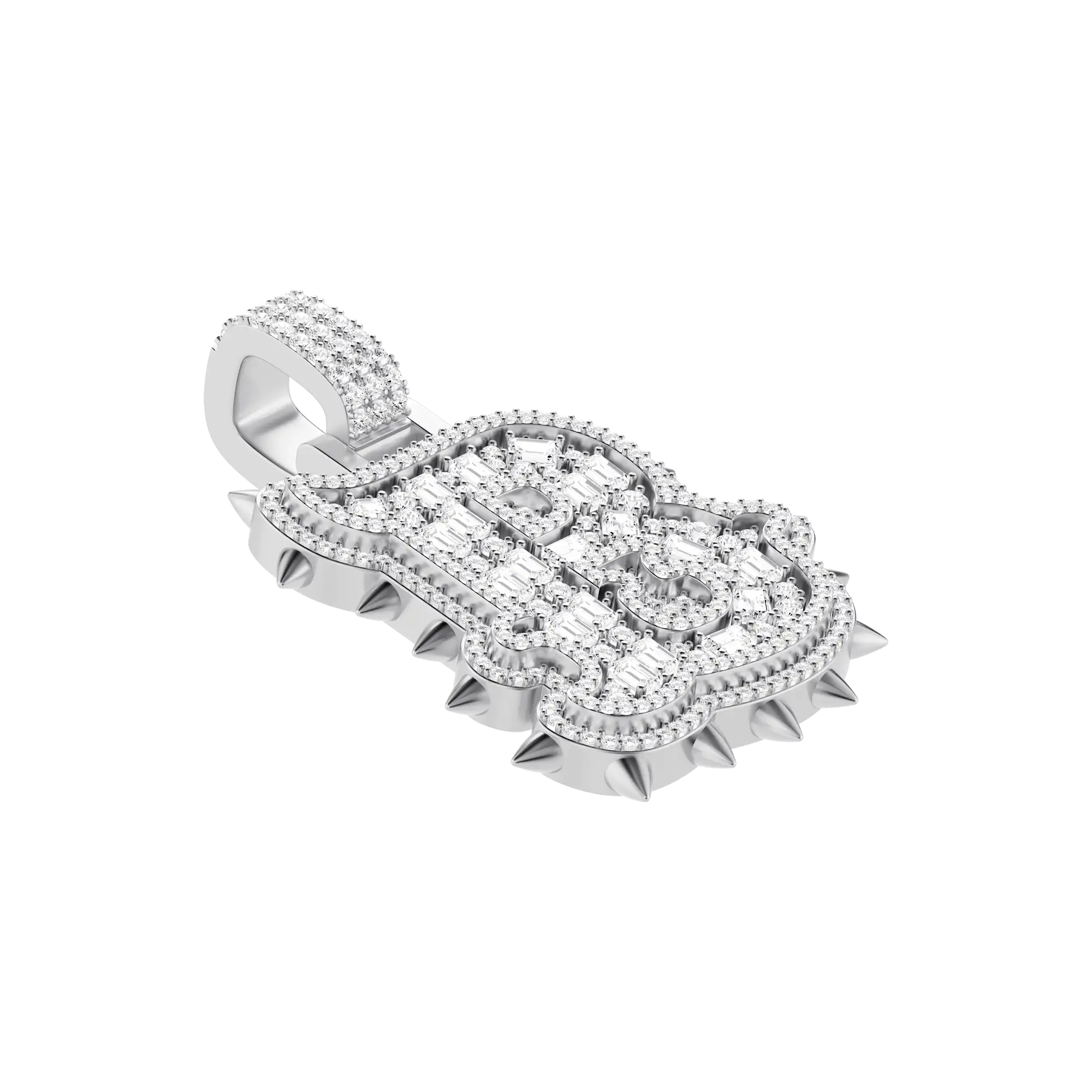 Custom Willow Nail Font Pendant