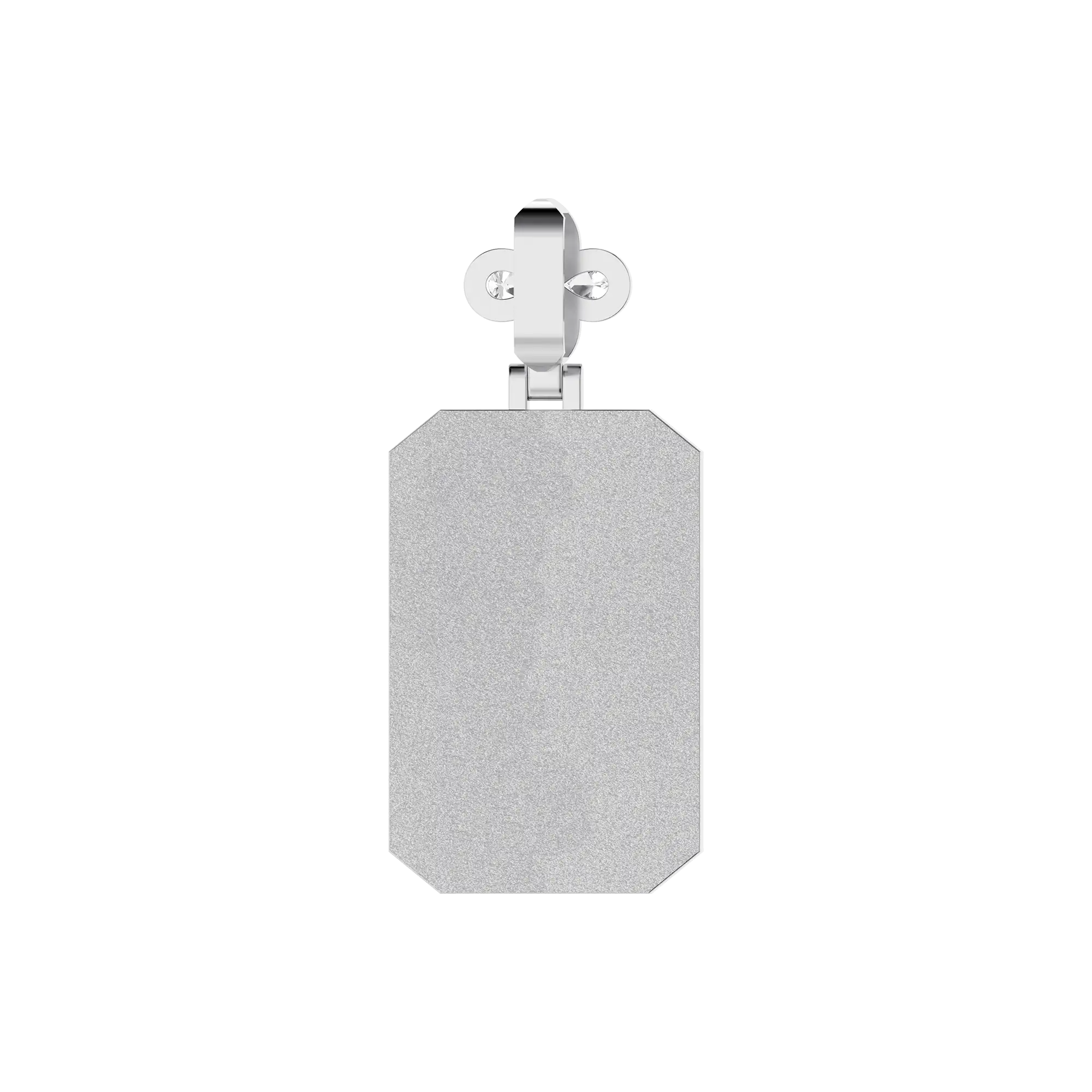 Custom Special Cut Letter Square Pendant