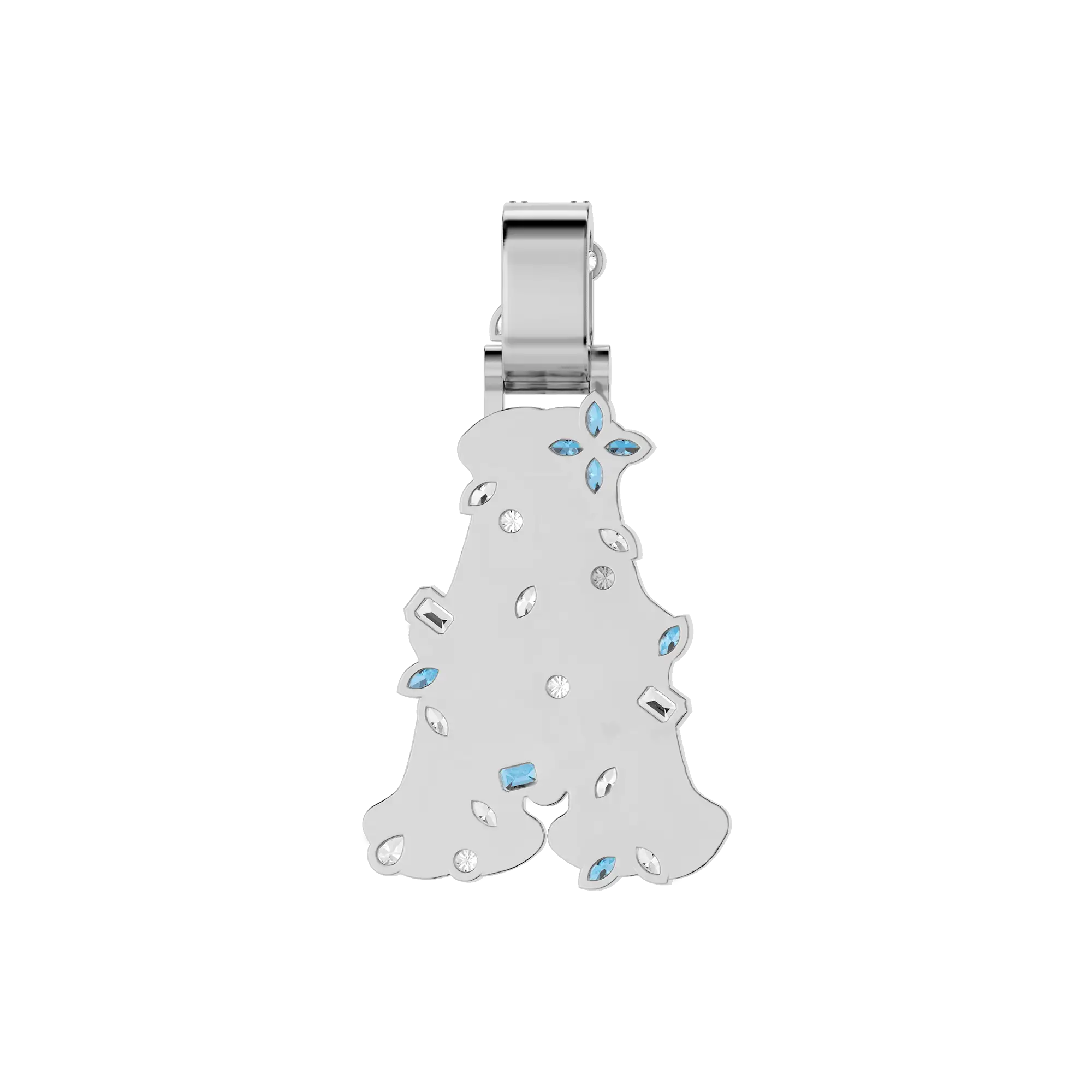 Custom Colored Bosox Font Pendant