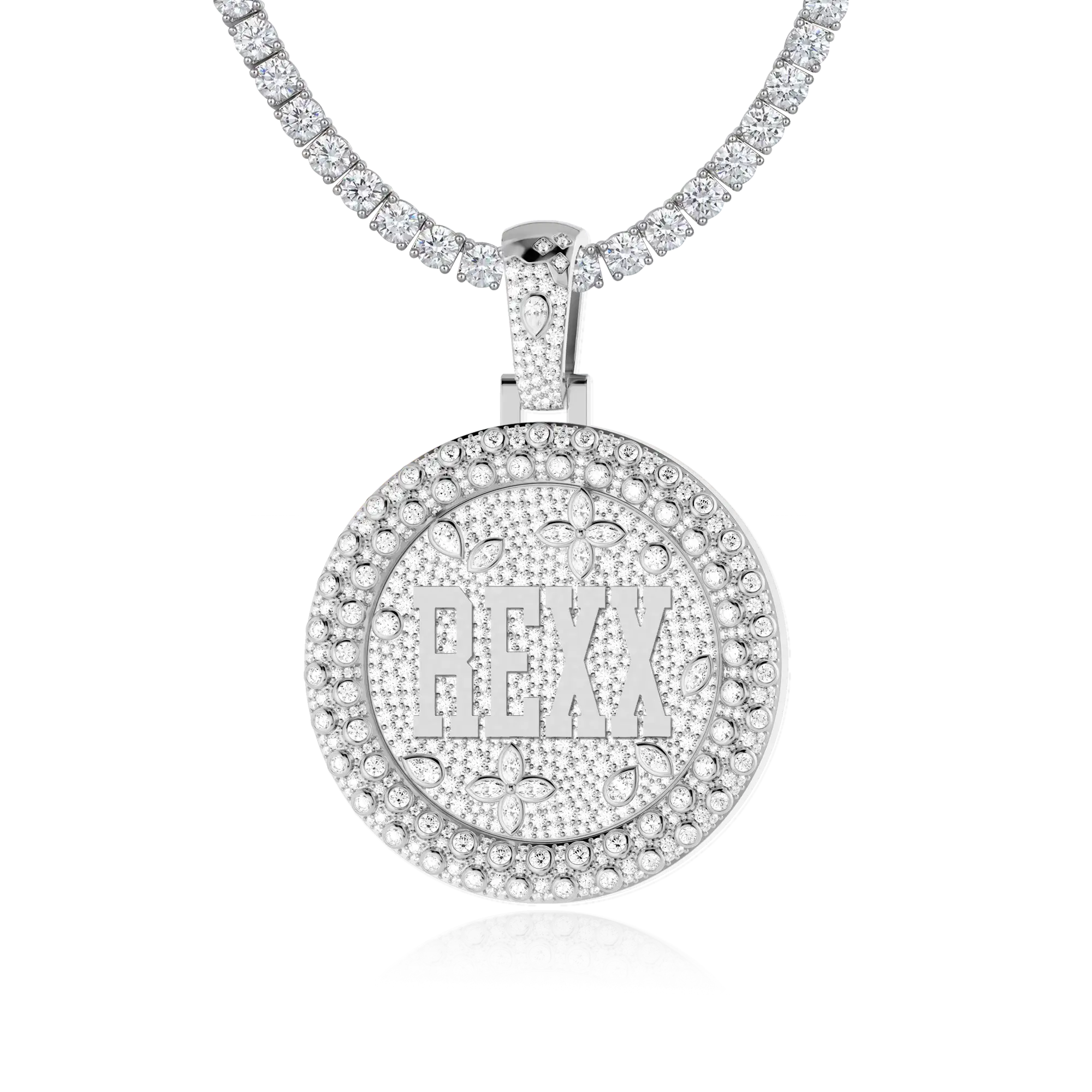 Custom Rotating Disc Pendant - 51mm