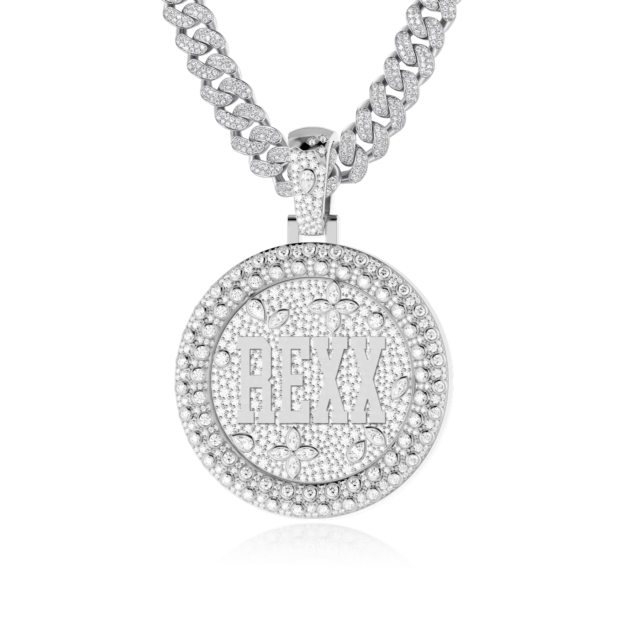 Custom Rotating Disc Pendant - 51mm