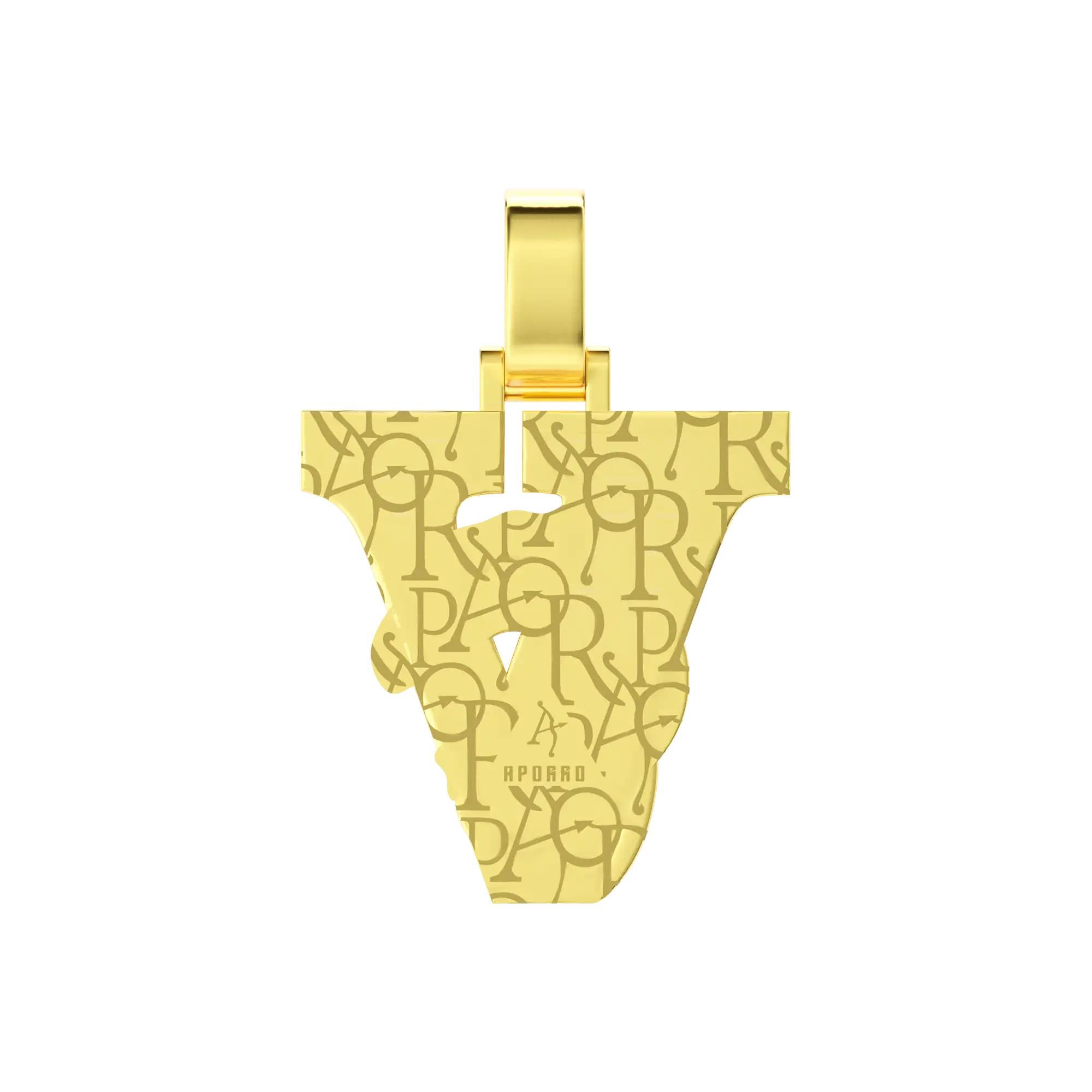 Custom Wave Font Pendant