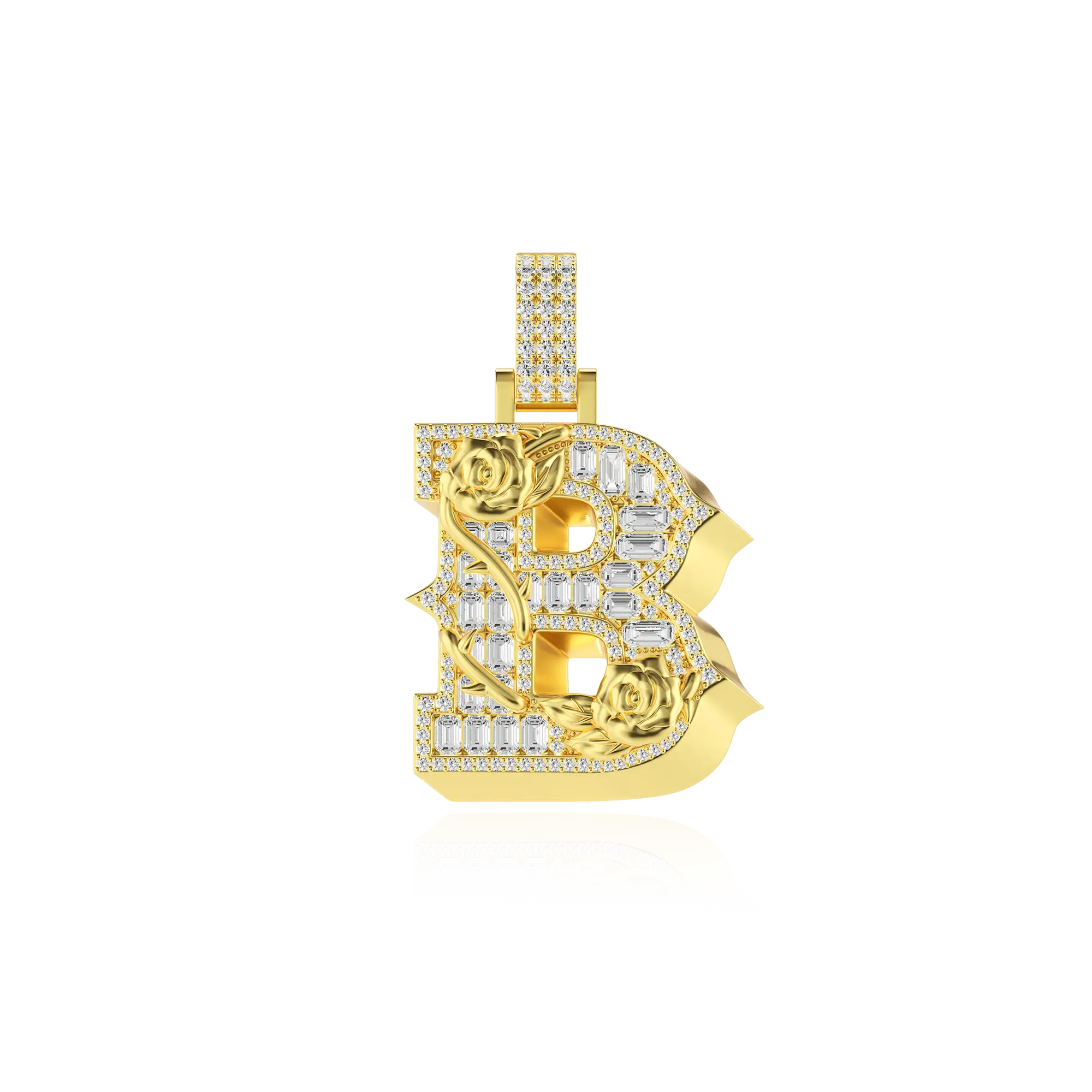 Custom Rose Font Pendant-30mm