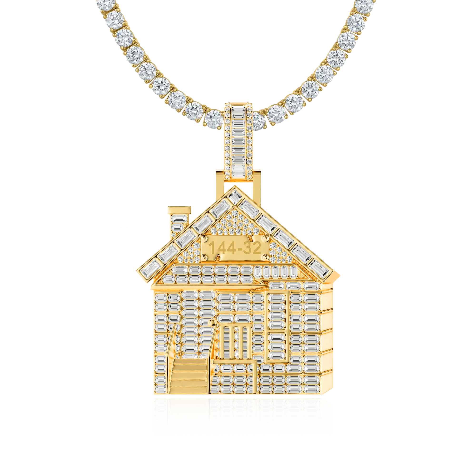 Custom House Photo Pendant