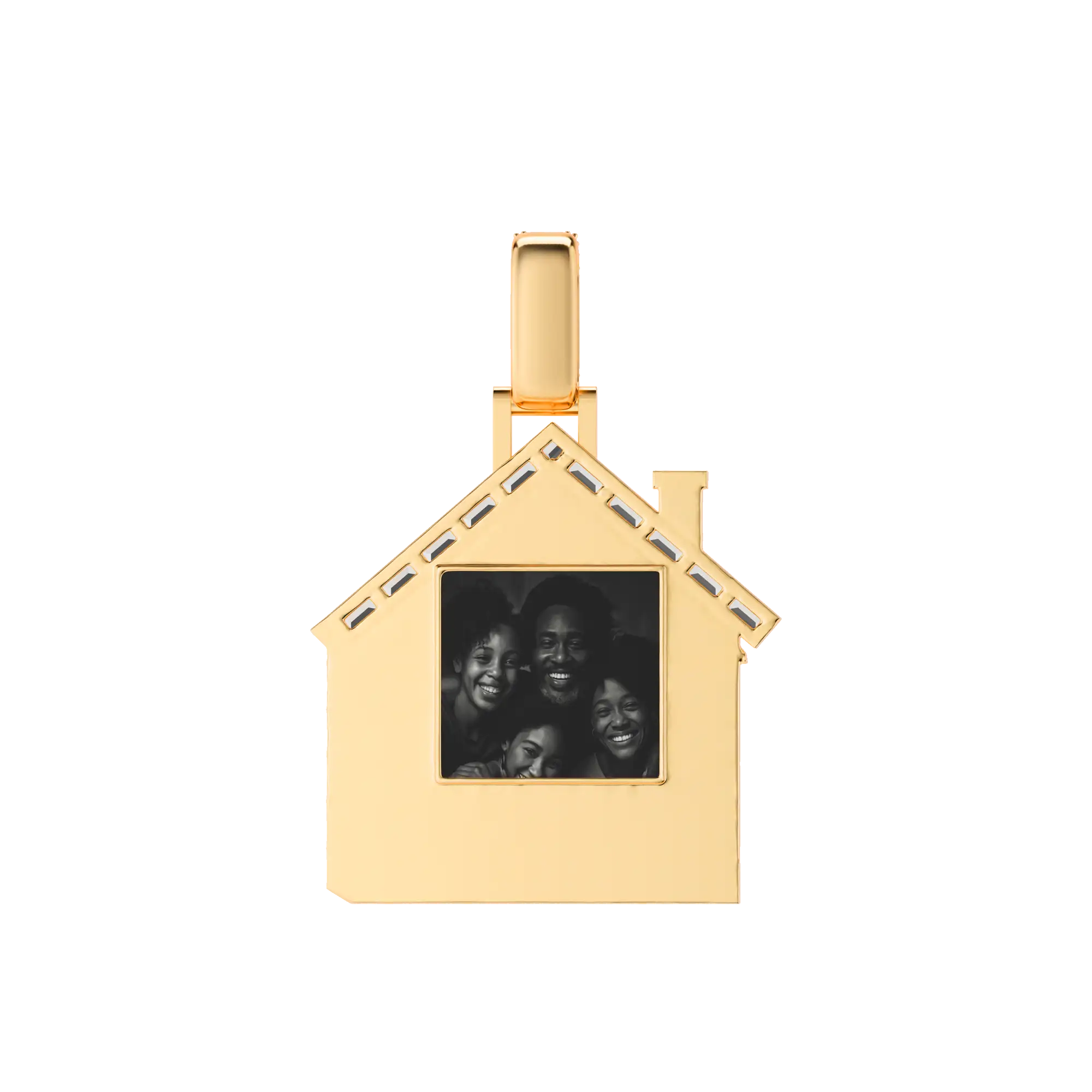 Custom House Photo Pendant