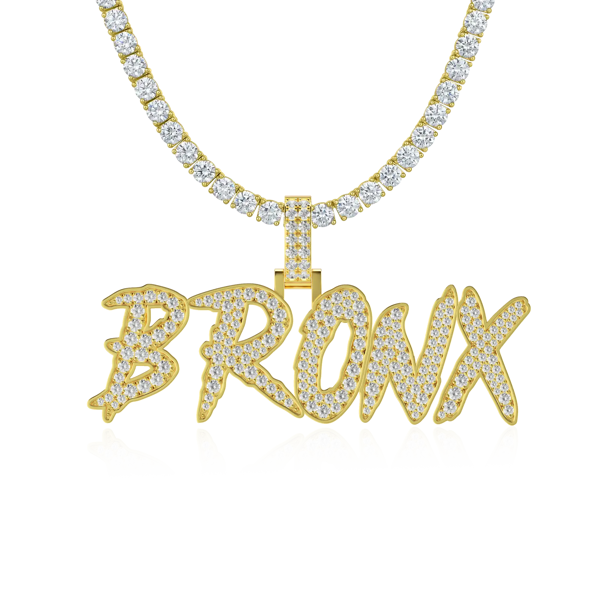 Custom Coke Boys Font Name Pendant