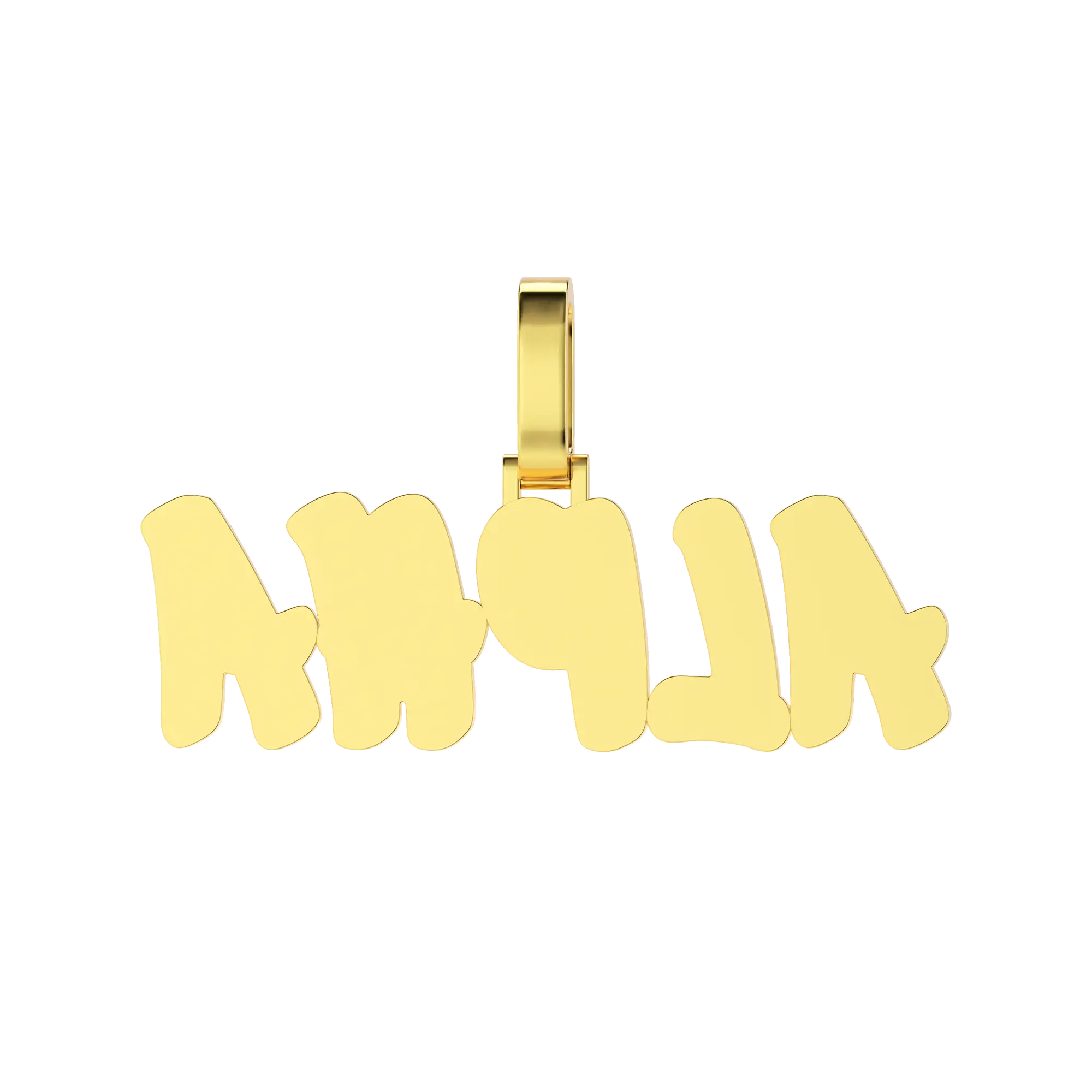 Custom Double Layer Romantic Font Letter/Font Pendant
