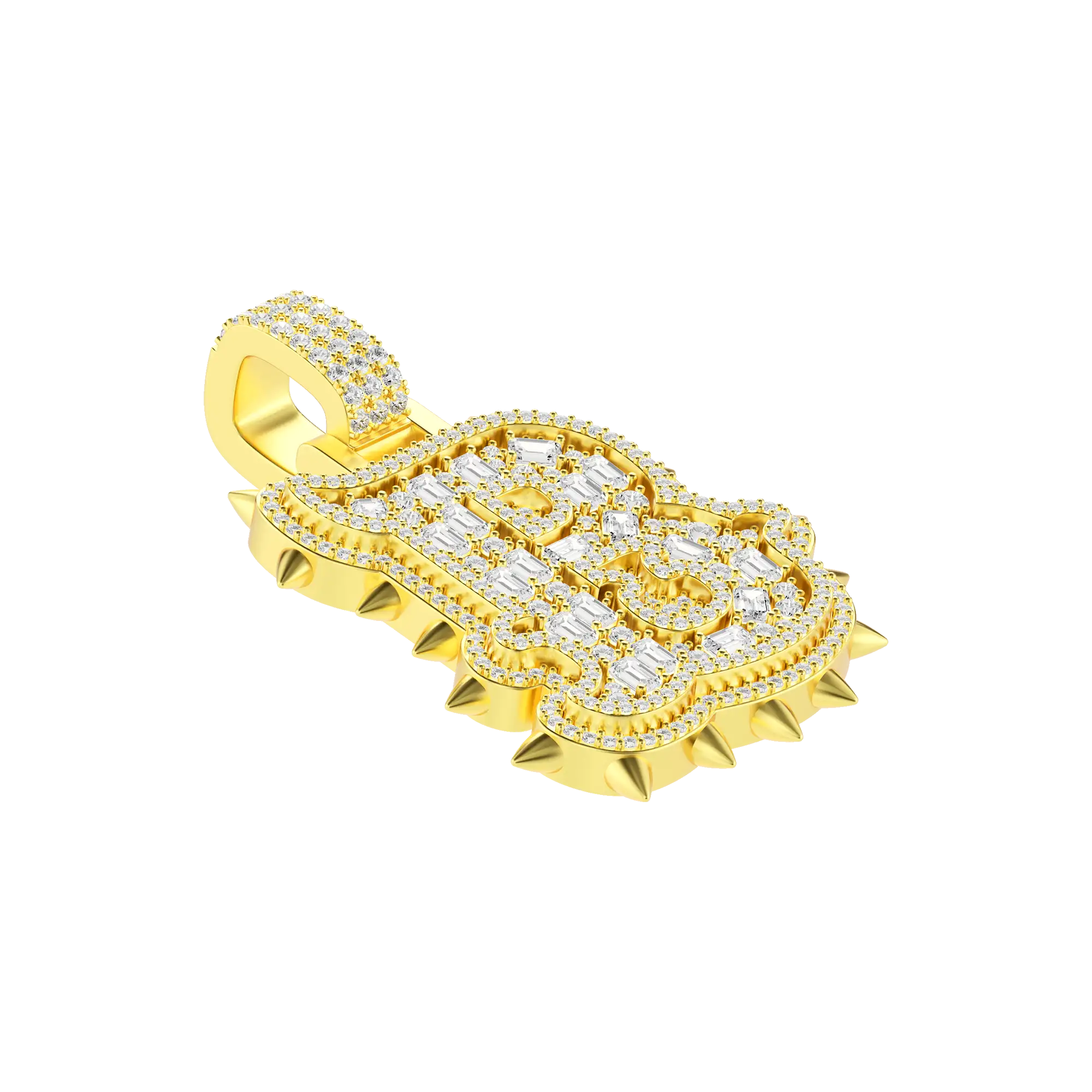 Custom Willow Nail Font Pendant