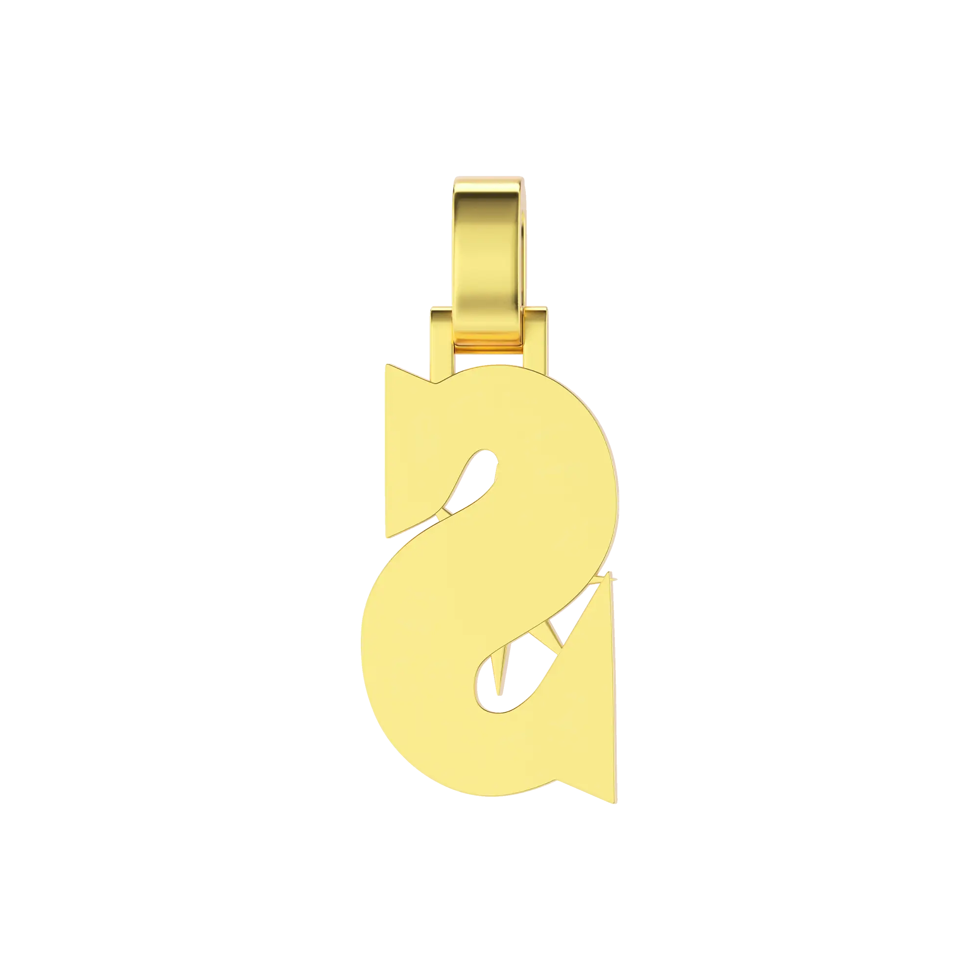 30MM Star Font Pendant