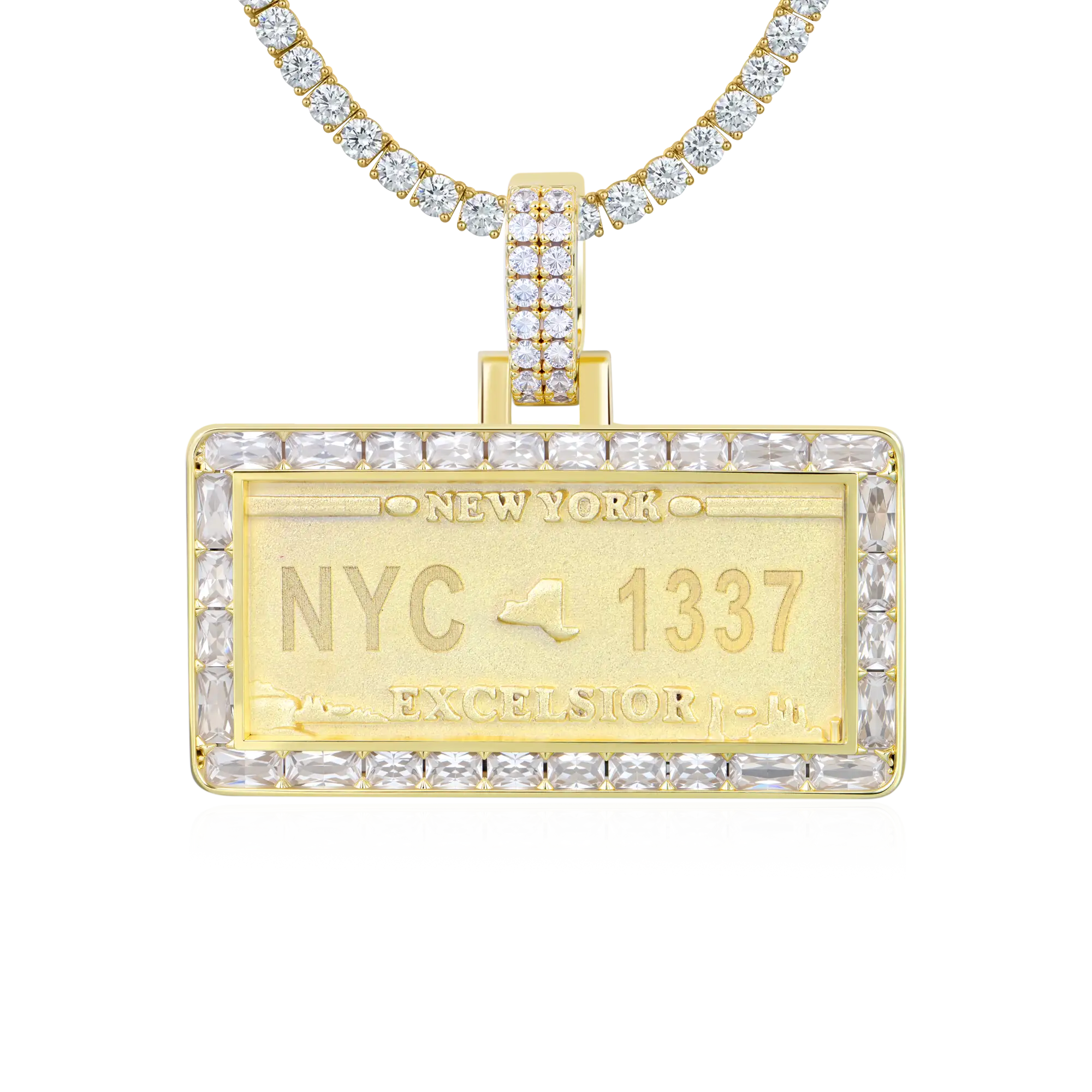 Custom License Plate Pendant (TX/NY/FL) – APORRO