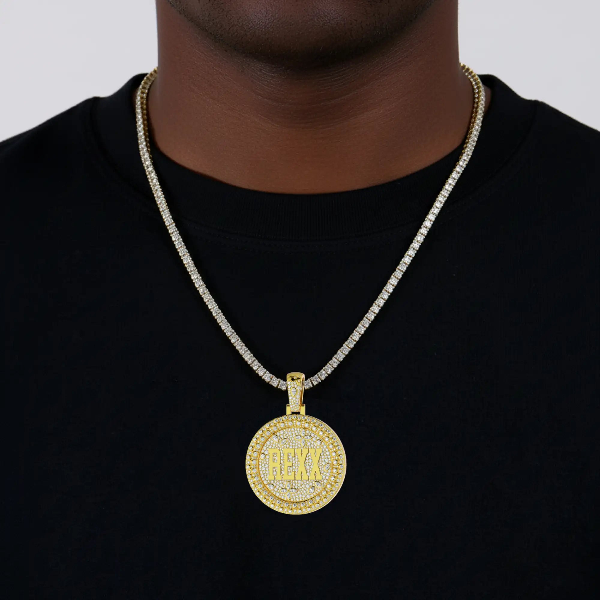 Custom Rotating Disc Pendant-51mm