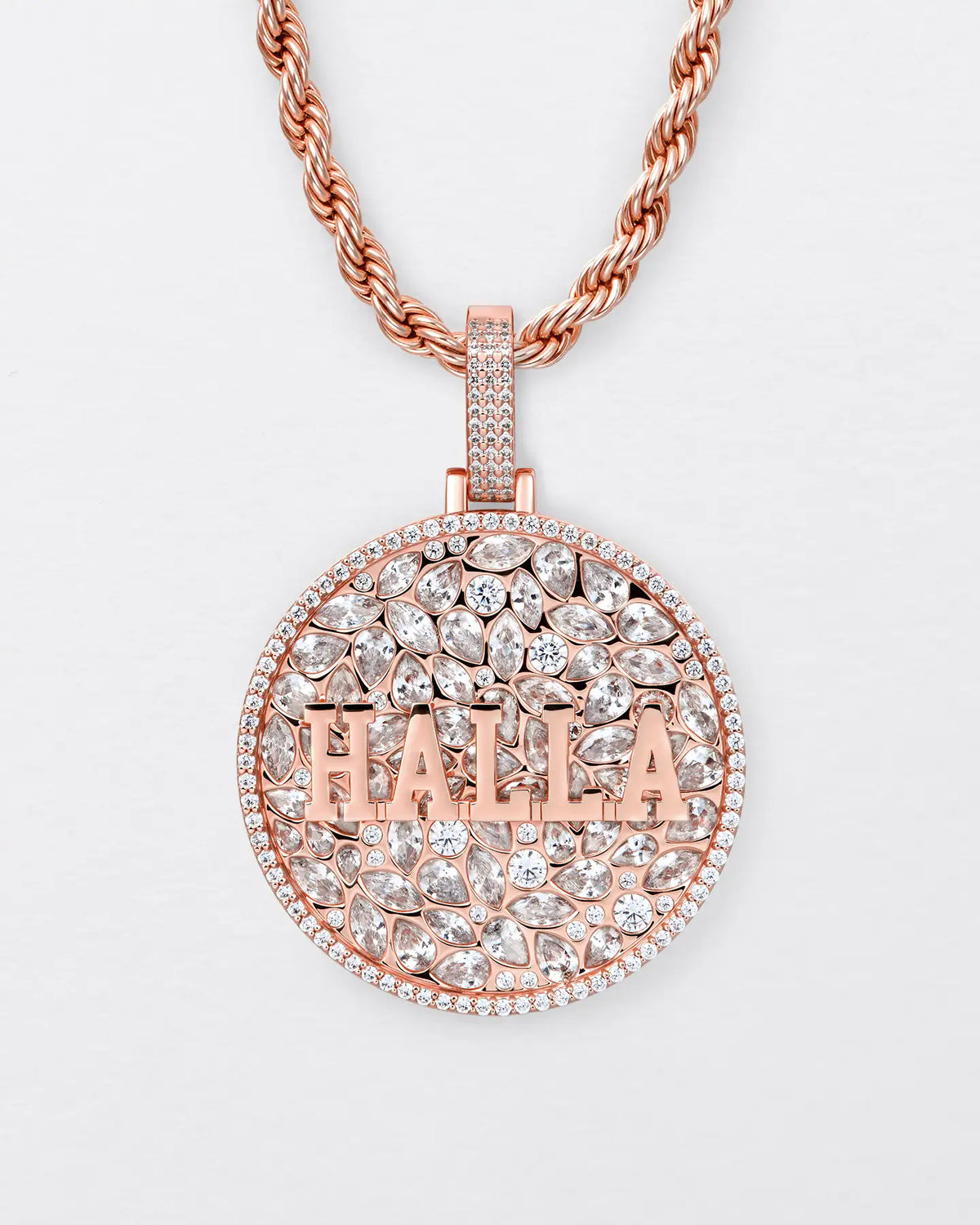 Custom Engraved Name Badge Pendant - 51mm