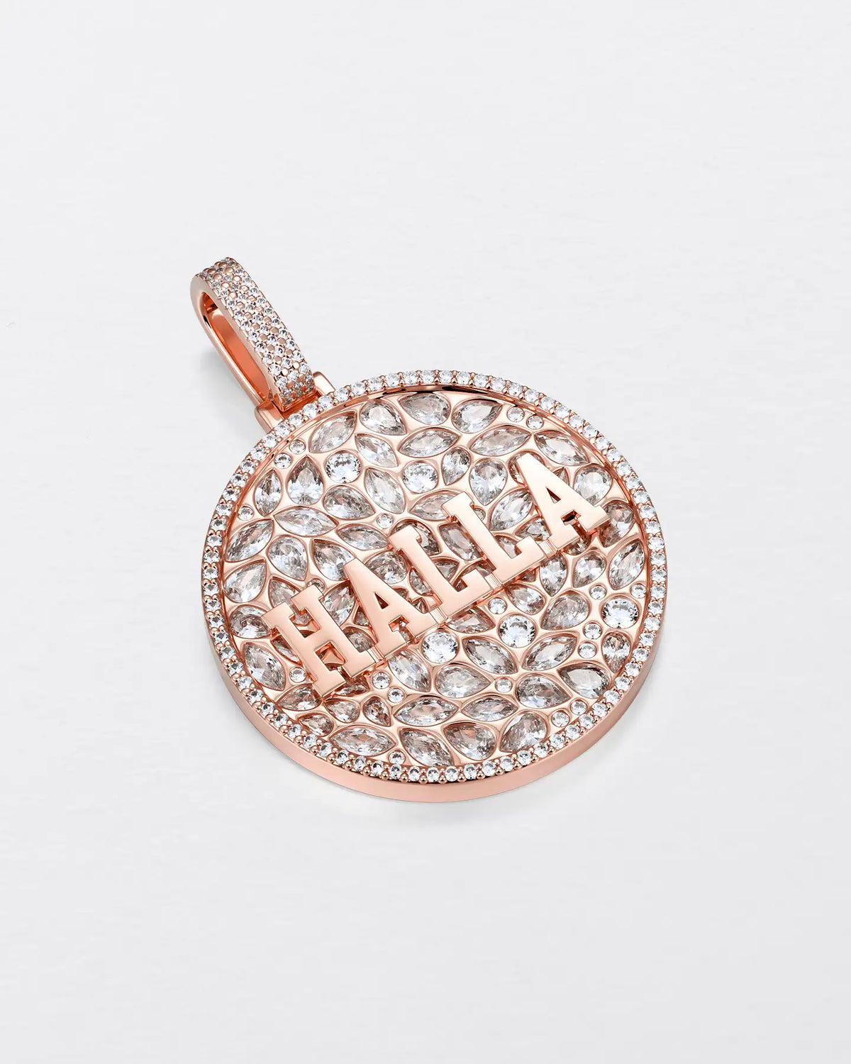 Custom Engraved Name Badge Pendant - 51mm