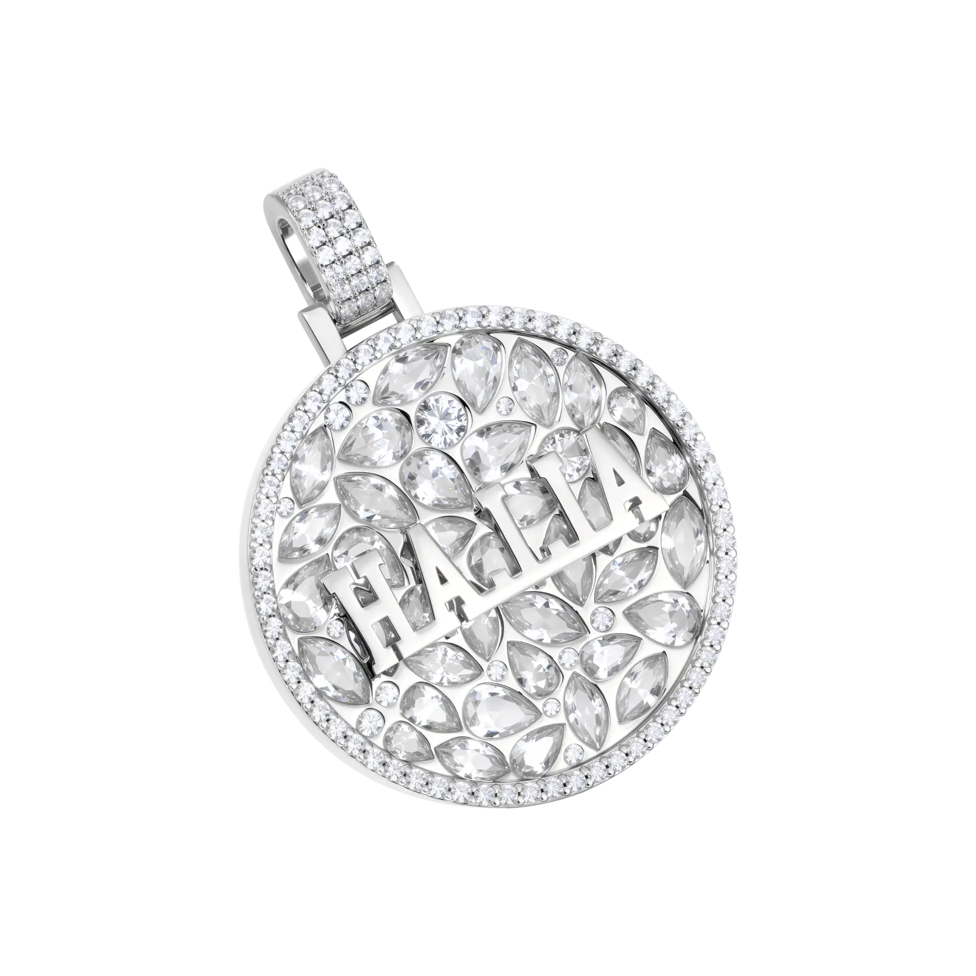 Custom Engraved Name Badge Pendant
