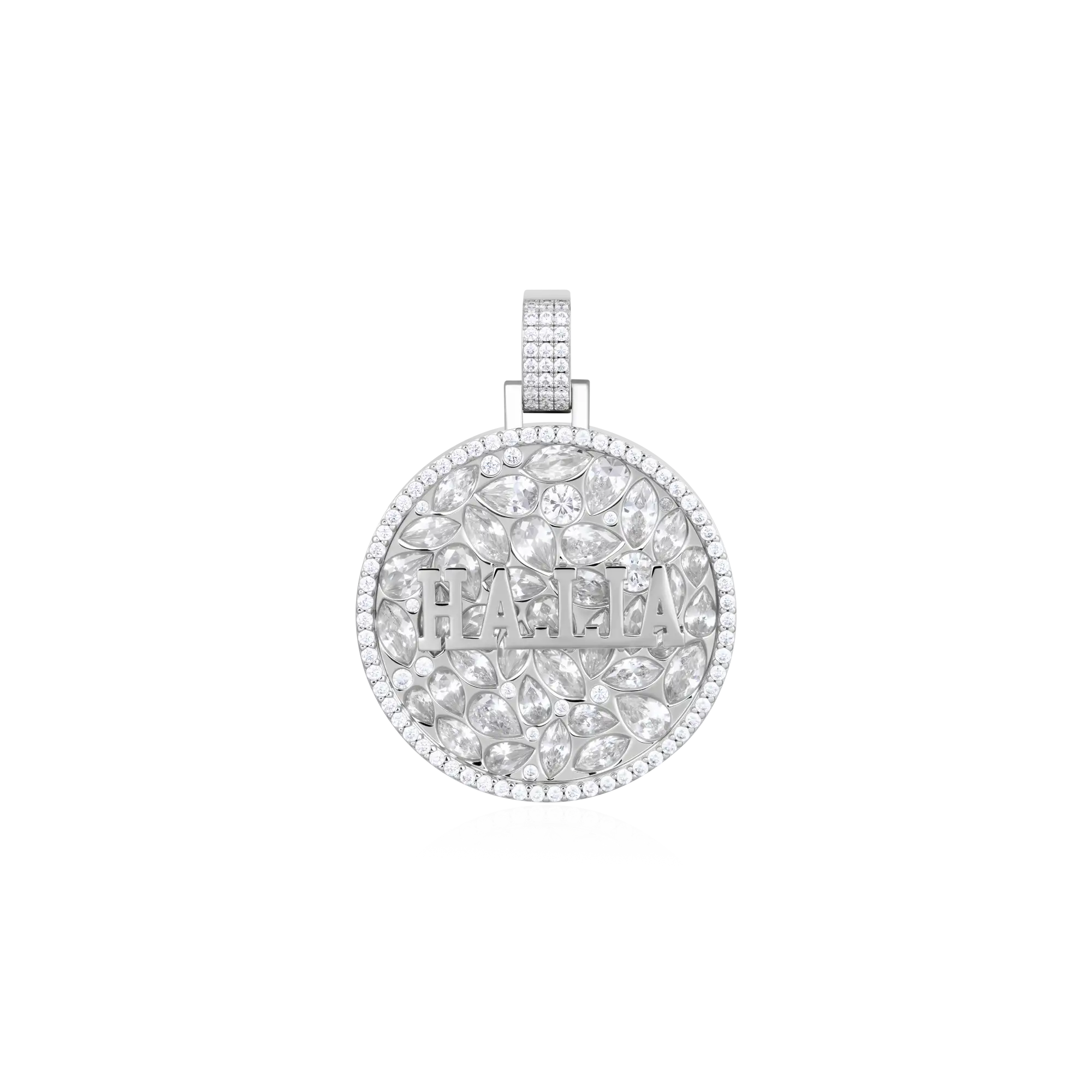 Custom Engraved Name Badge Pendant