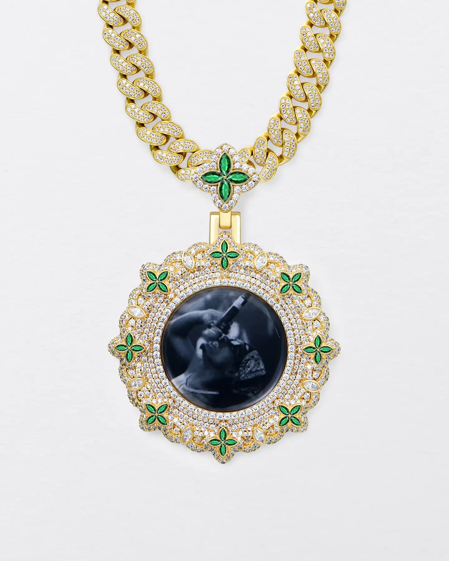 Custom Infinite Luck Photo Frame Pendant