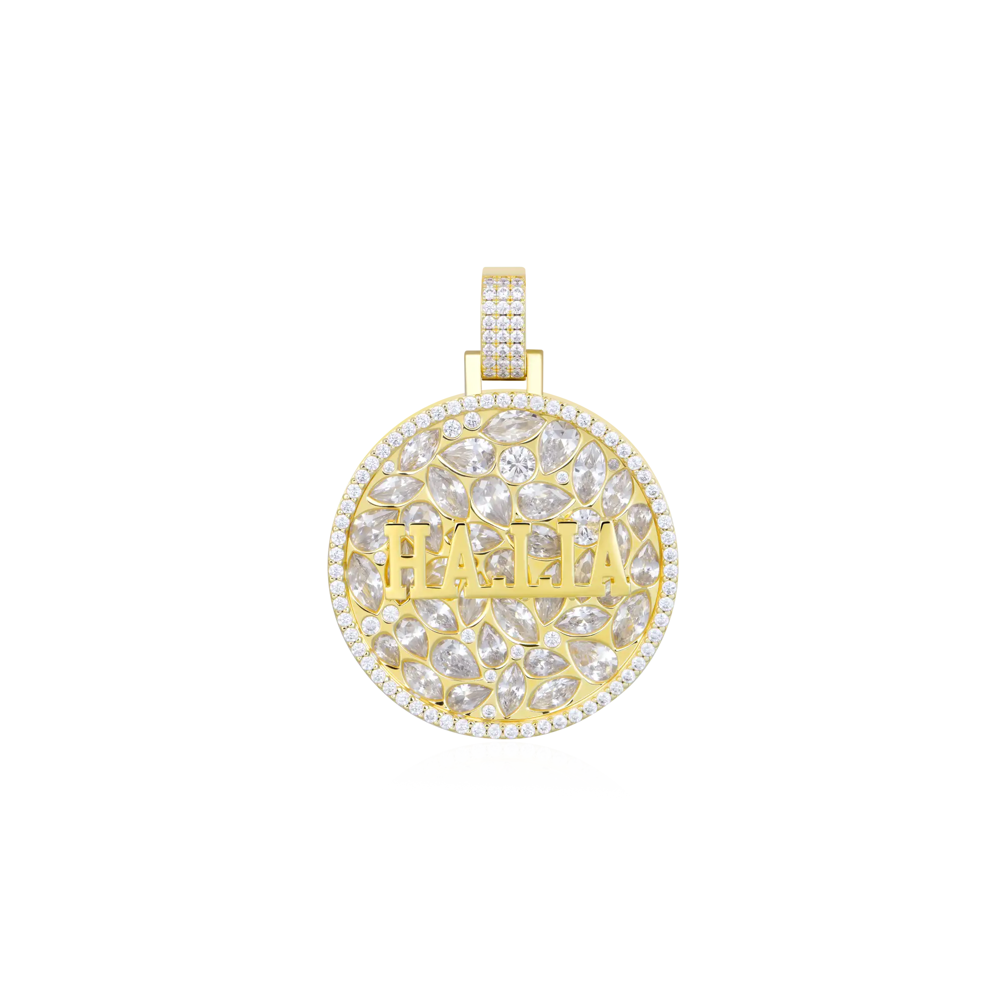 Custom Engraved Name Badge Pendant